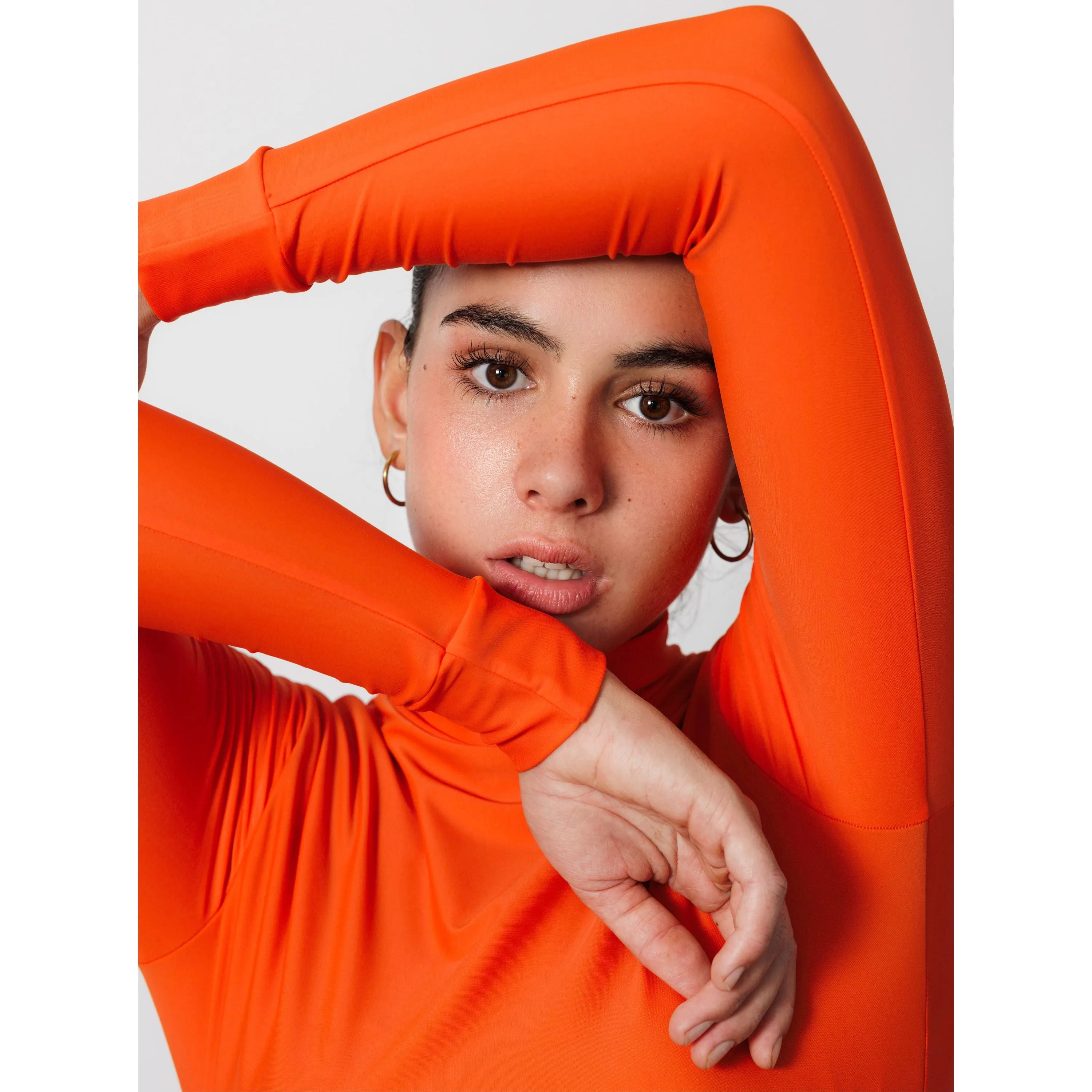 ACOTZ CROPPED TOP PAPAYA