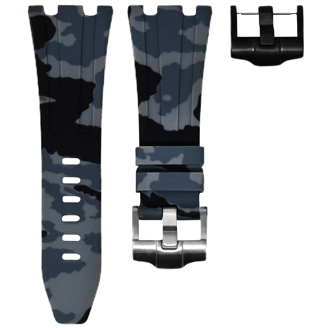AUDEMARS PIGUET DIVER STRAP - GRAPHITE CAMO RUBBER
