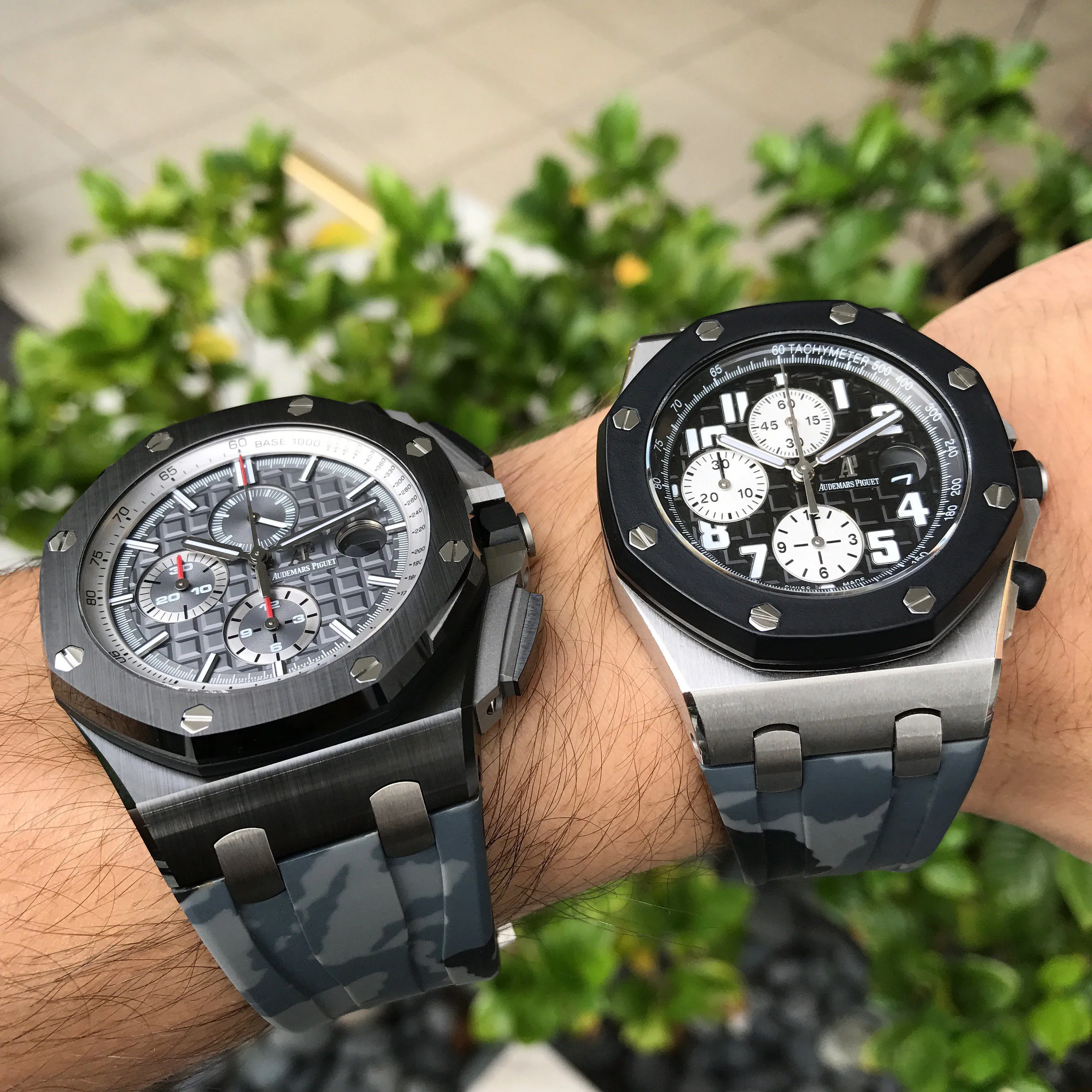 AUDEMARS PIGUET ROYAL OAK OFFSHORE 44MM STRAP - GRAPHITE CAMO RUBBER