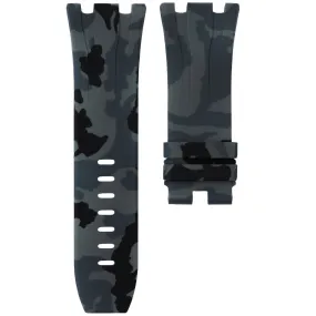 AUDEMARS PIGUET ROYAL OAK OFFSHORE 44MM STRAP - GRAPHITE CAMO RUBBER