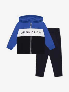 Baby Boys & Black Logo Tracksuit