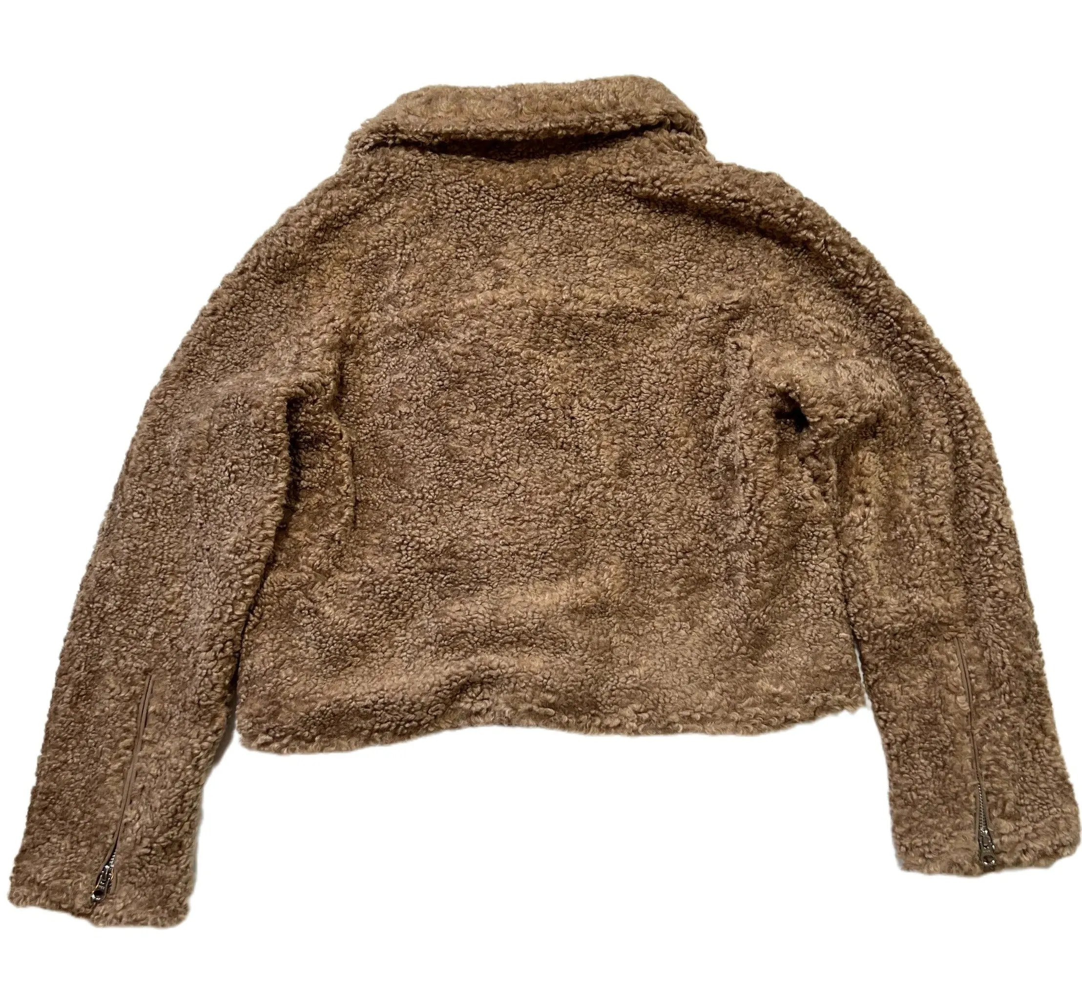 Bella Dahl- Brown "Felton Teddy" Moto Jacket