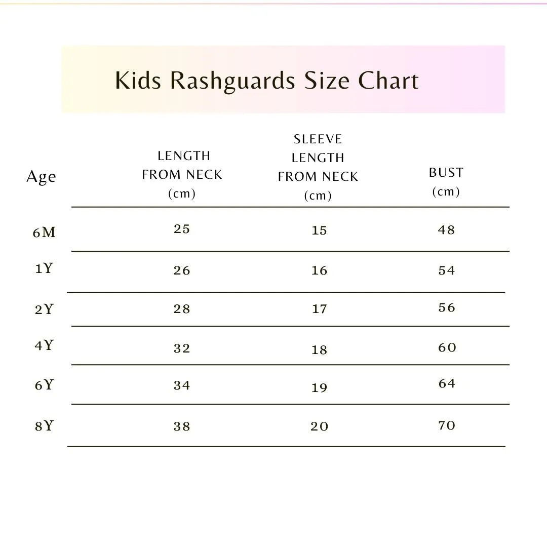 Blue Kids Rashguard