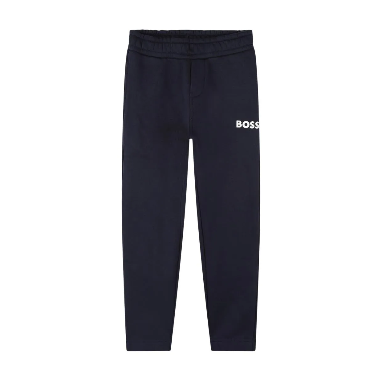 BOSS Kids Logo Navy Two-Piece Tracksuit Set