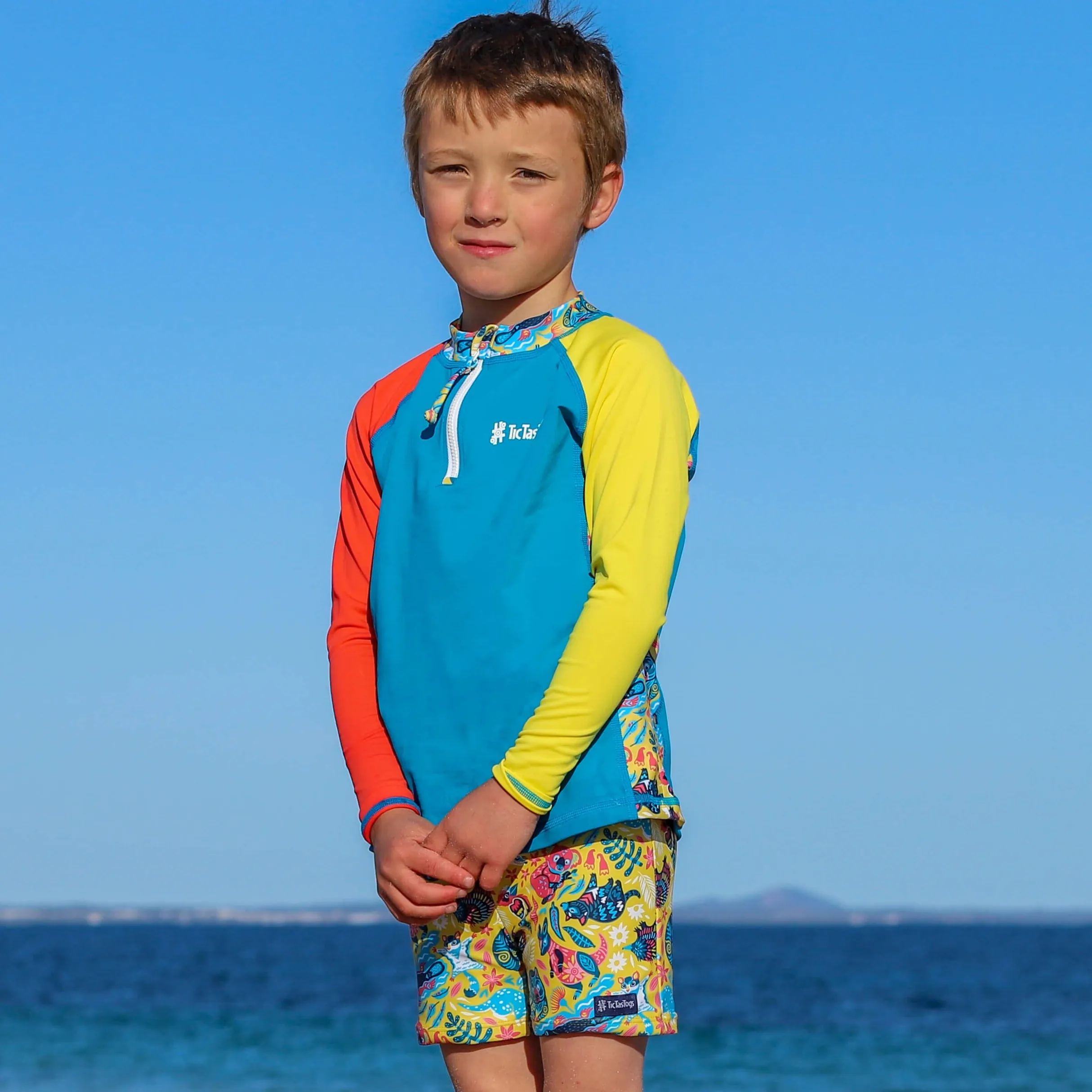 Boys Girls Short & Rashguard Set | Aussie Animalia