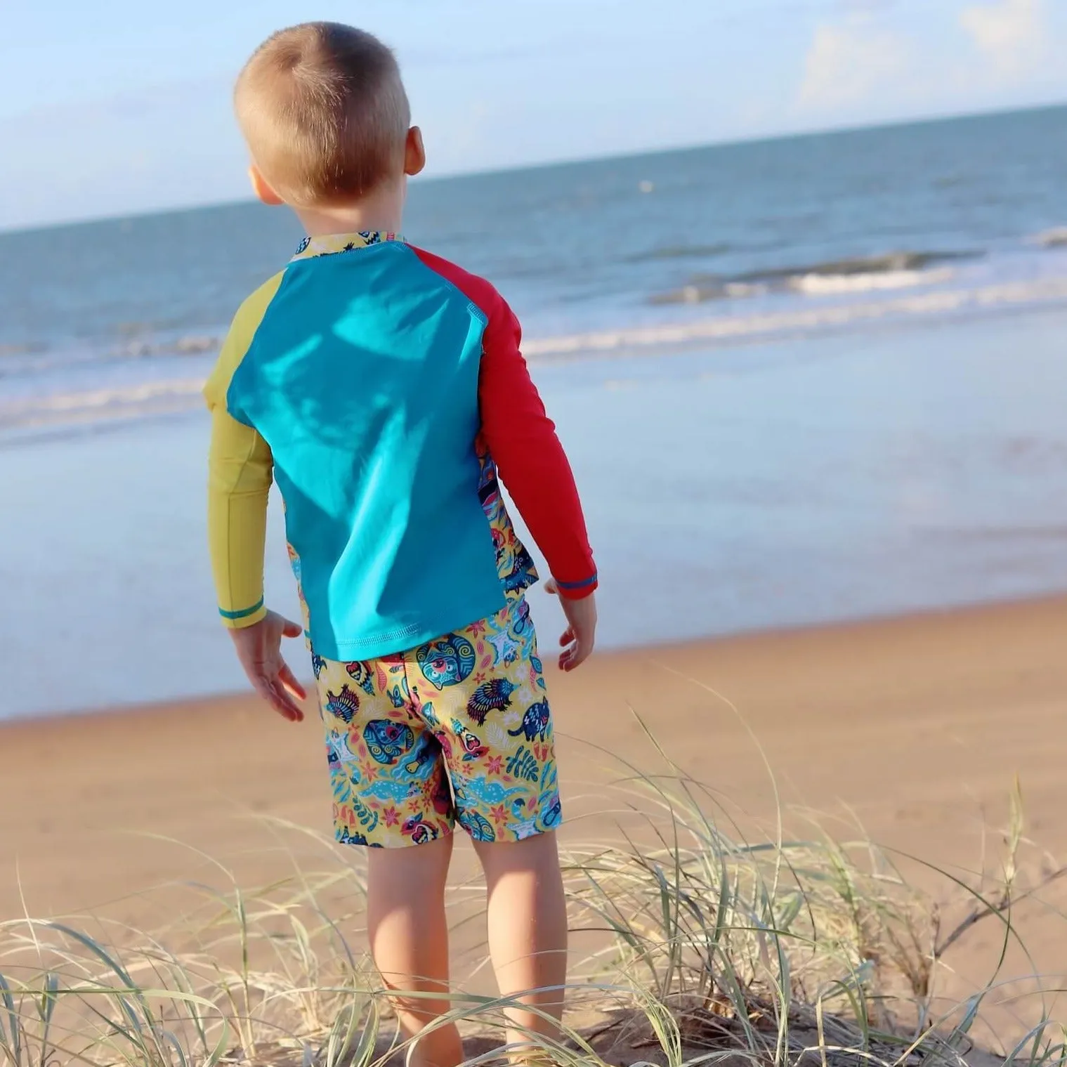 Boys Girls Short & Rashguard Set | Aussie Animalia