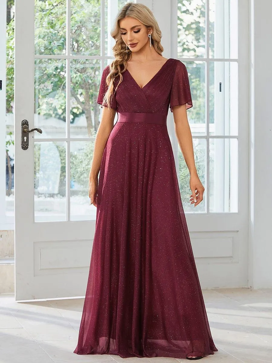 Burgundy Bridesmaid Gowns