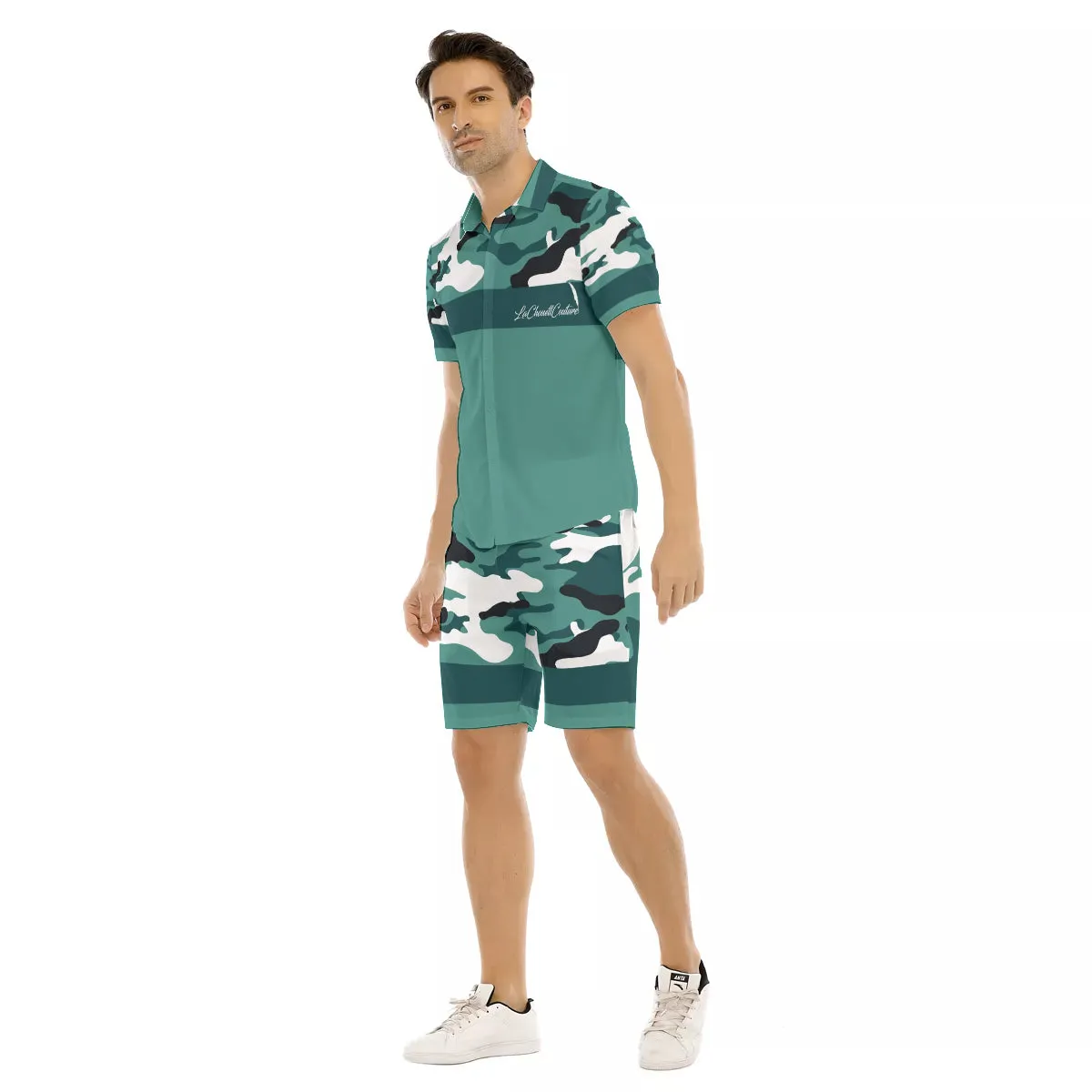 CAMOUFLAGE MORPH Men's Short Sleeve Shirt Sets