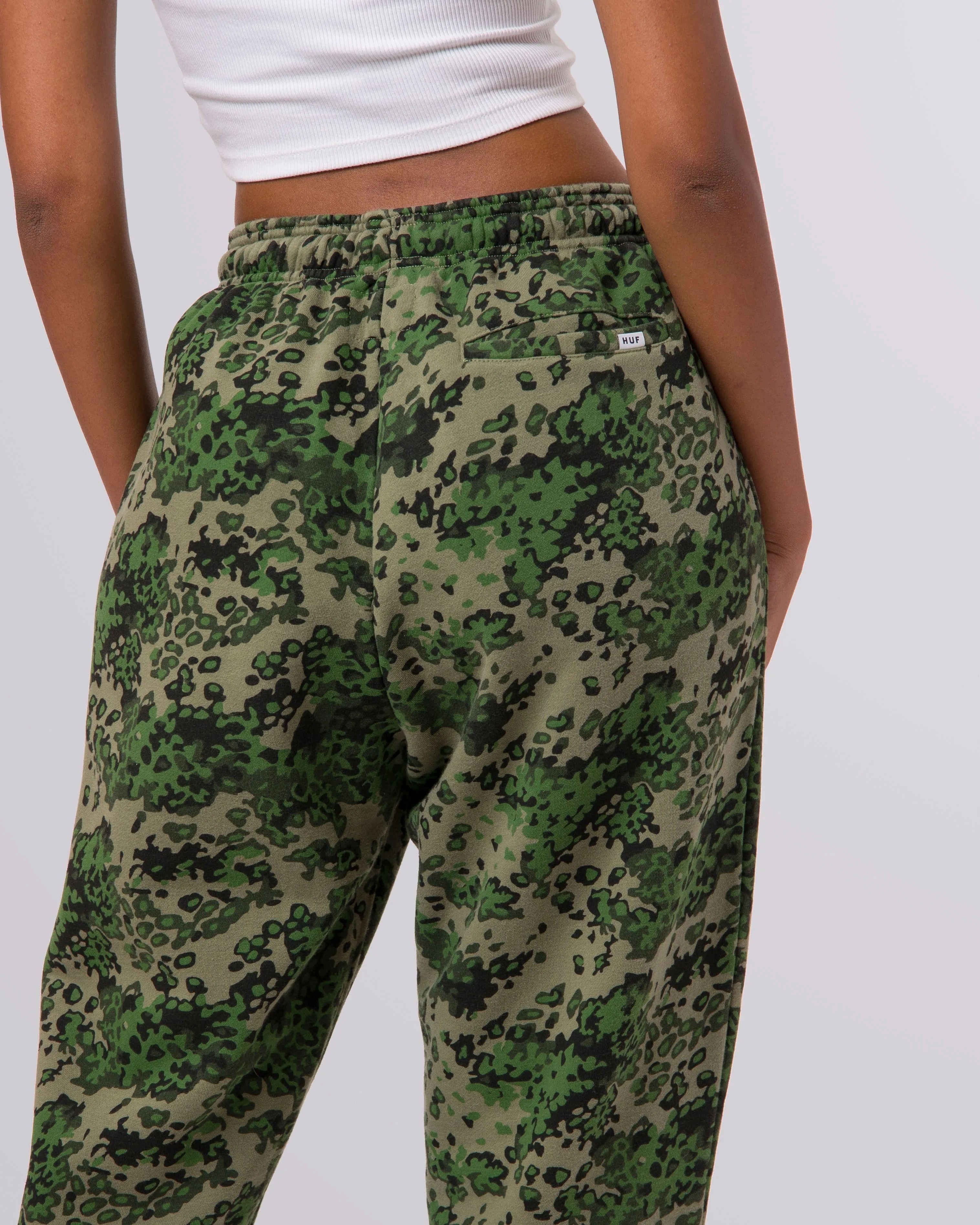CONTRA FLEECE PANT - GREEN CAMO