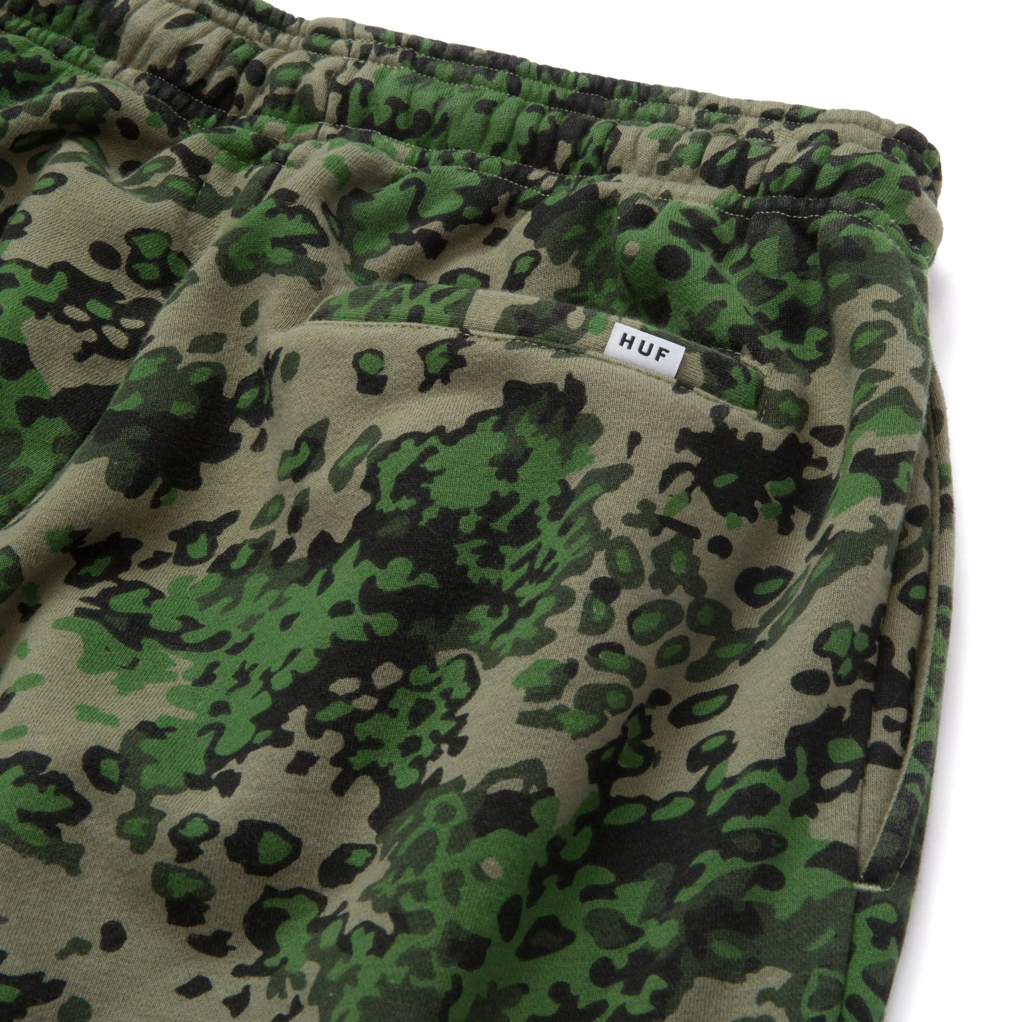 CONTRA FLEECE PANT - GREEN CAMO