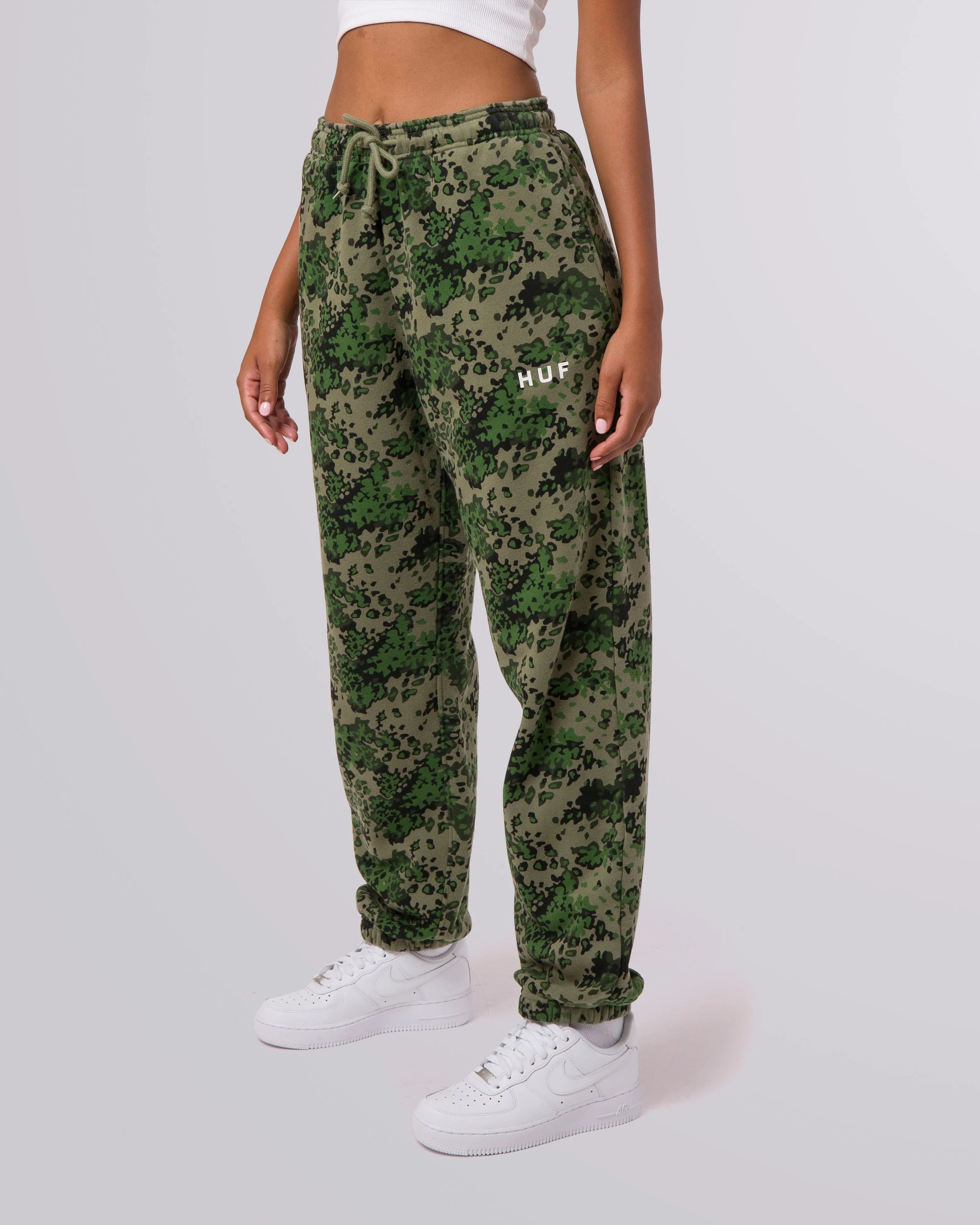 CONTRA FLEECE PANT - GREEN CAMO