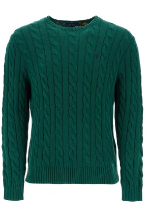 cotton cable knit pullover sweater 710775885509 VINTAGE PINE