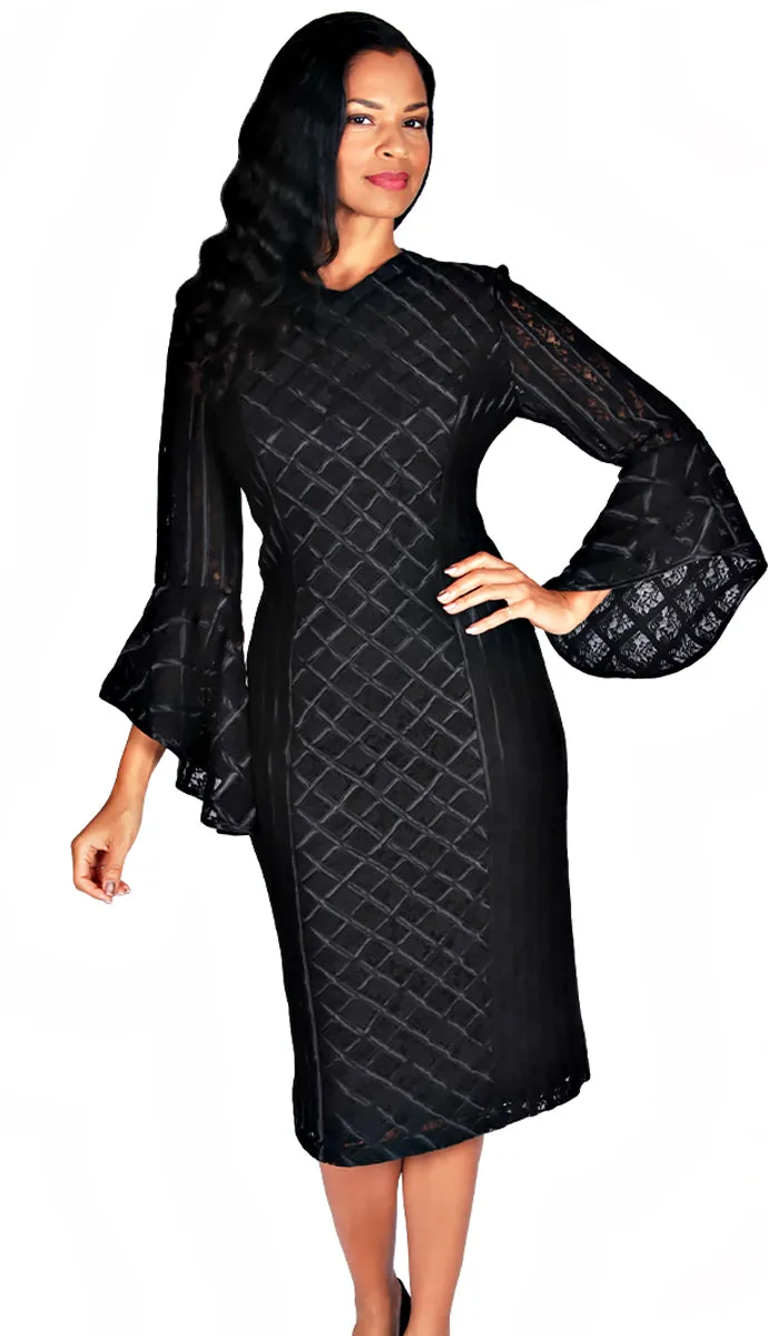 Diana Couture Dress 8566-Black