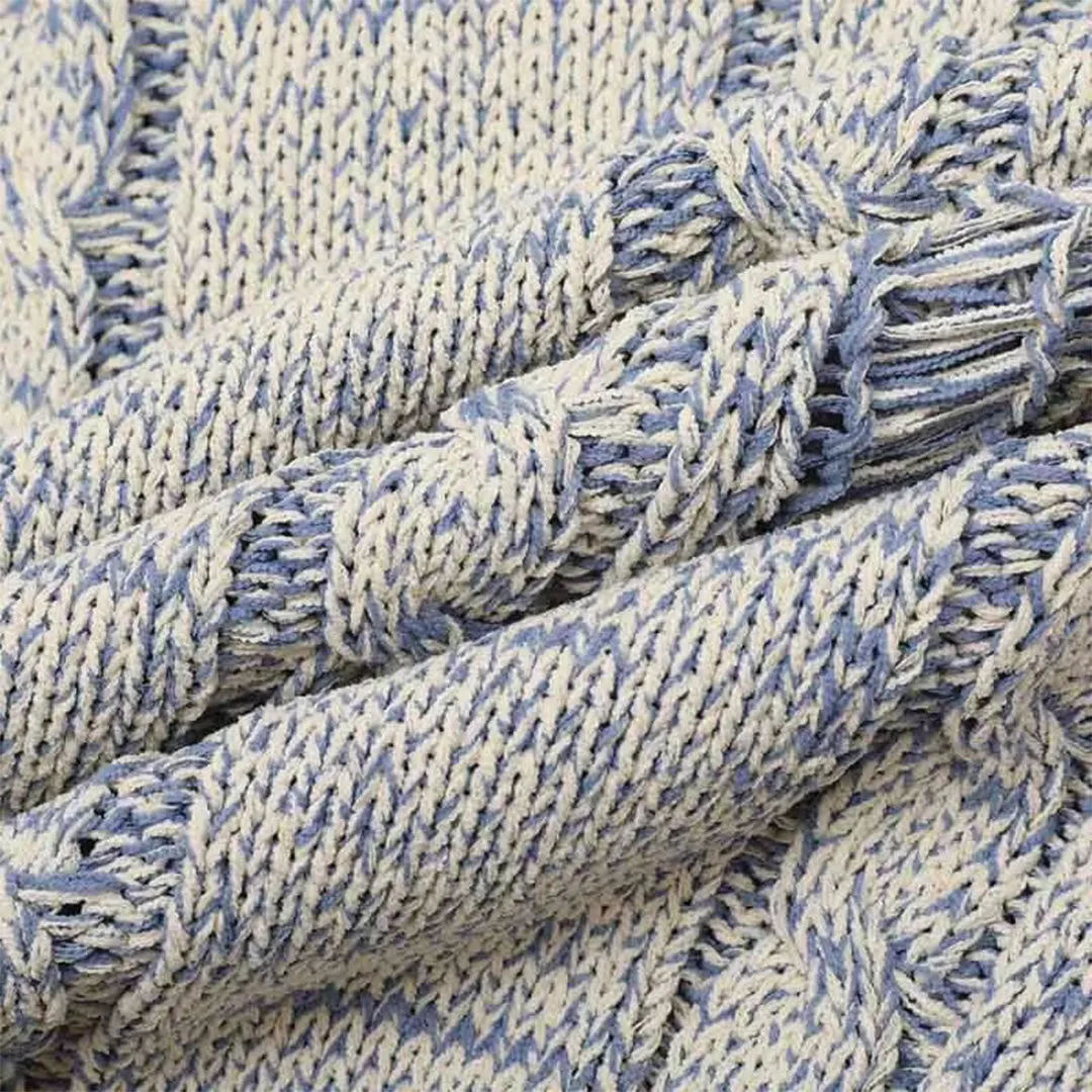 Distressed Cable Knit