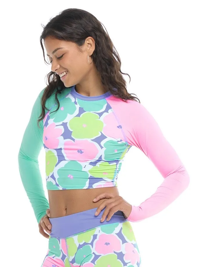 Eidon Mellow Meadows Kiko Crop Rashguard