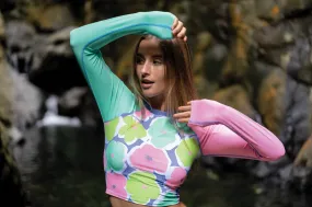 Eidon Mellow Meadows Kiko Crop Rashguard