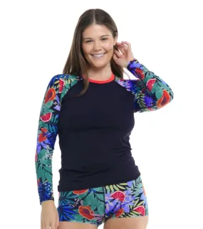 EIDON PAPAYA PARKER RASHGUARD