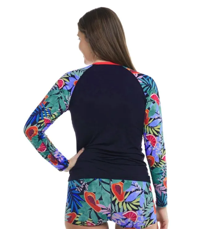 EIDON PAPAYA PARKER RASHGUARD