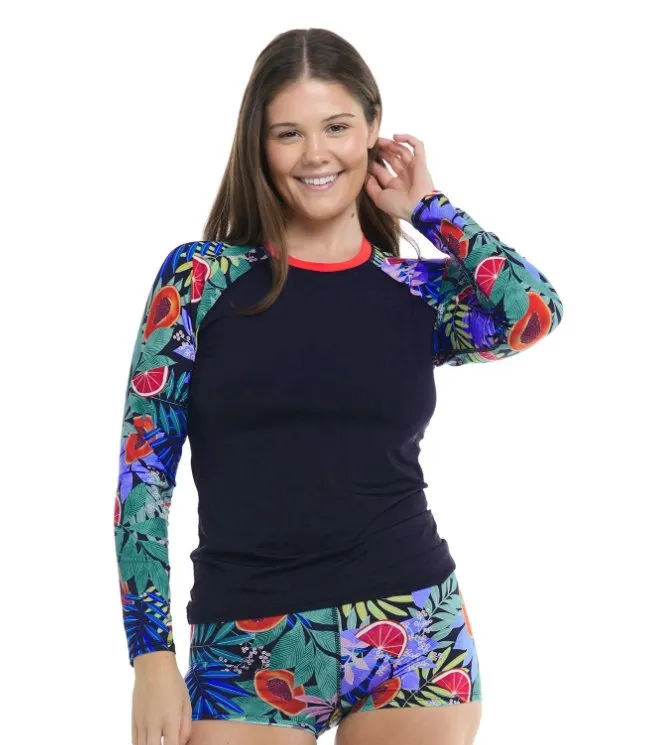 EIDON PAPAYA PARKER RASHGUARD