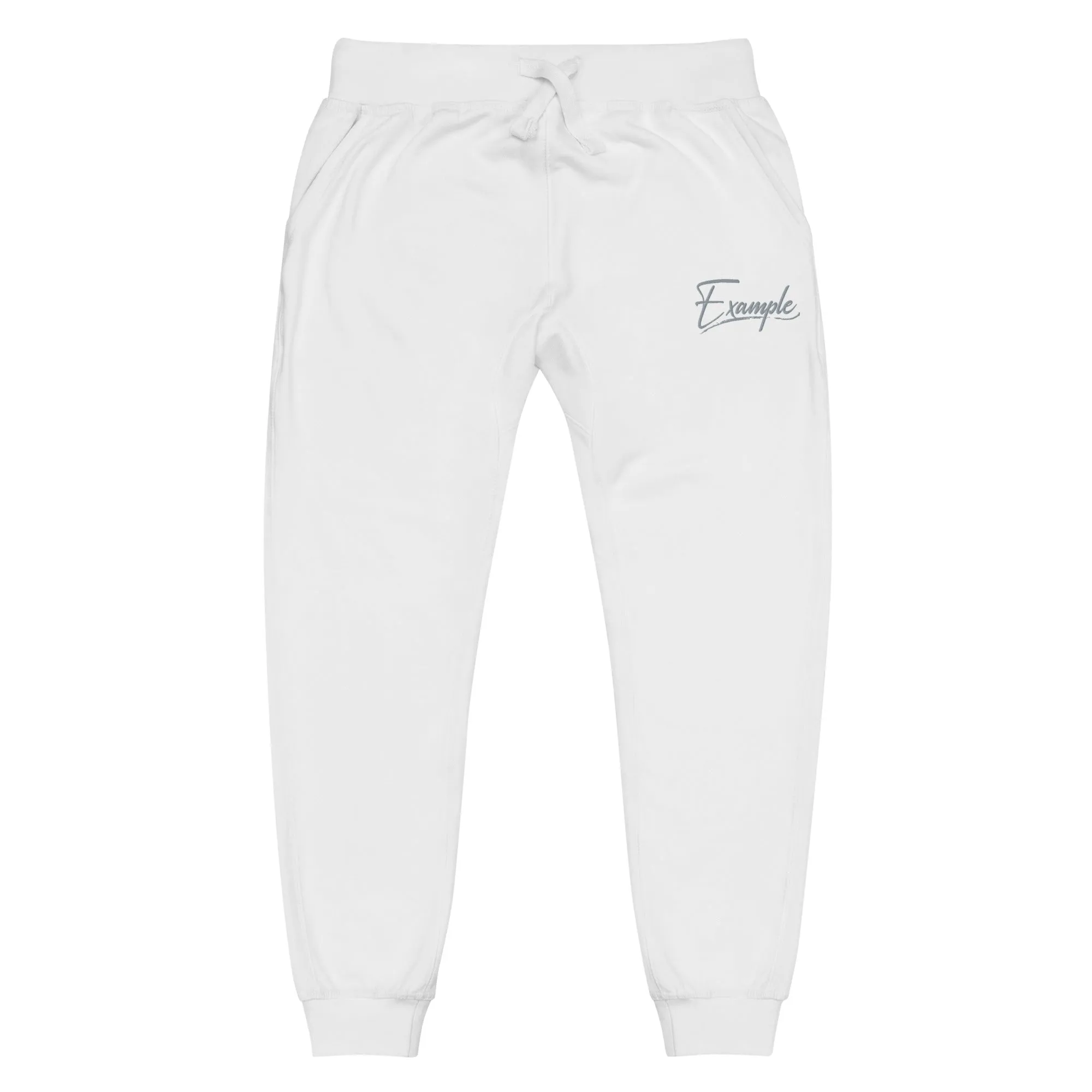 Example fleece sweatpants