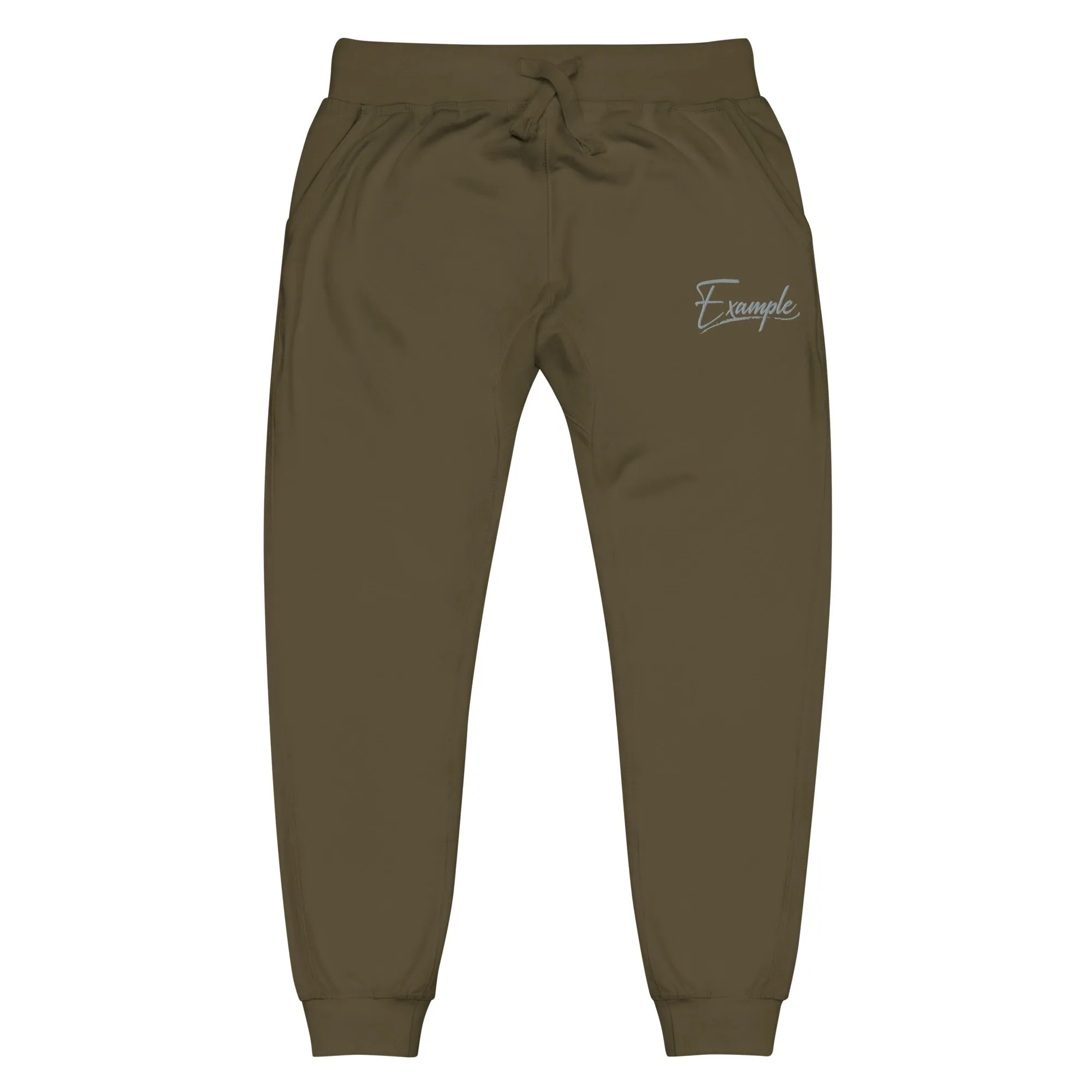 Example fleece sweatpants