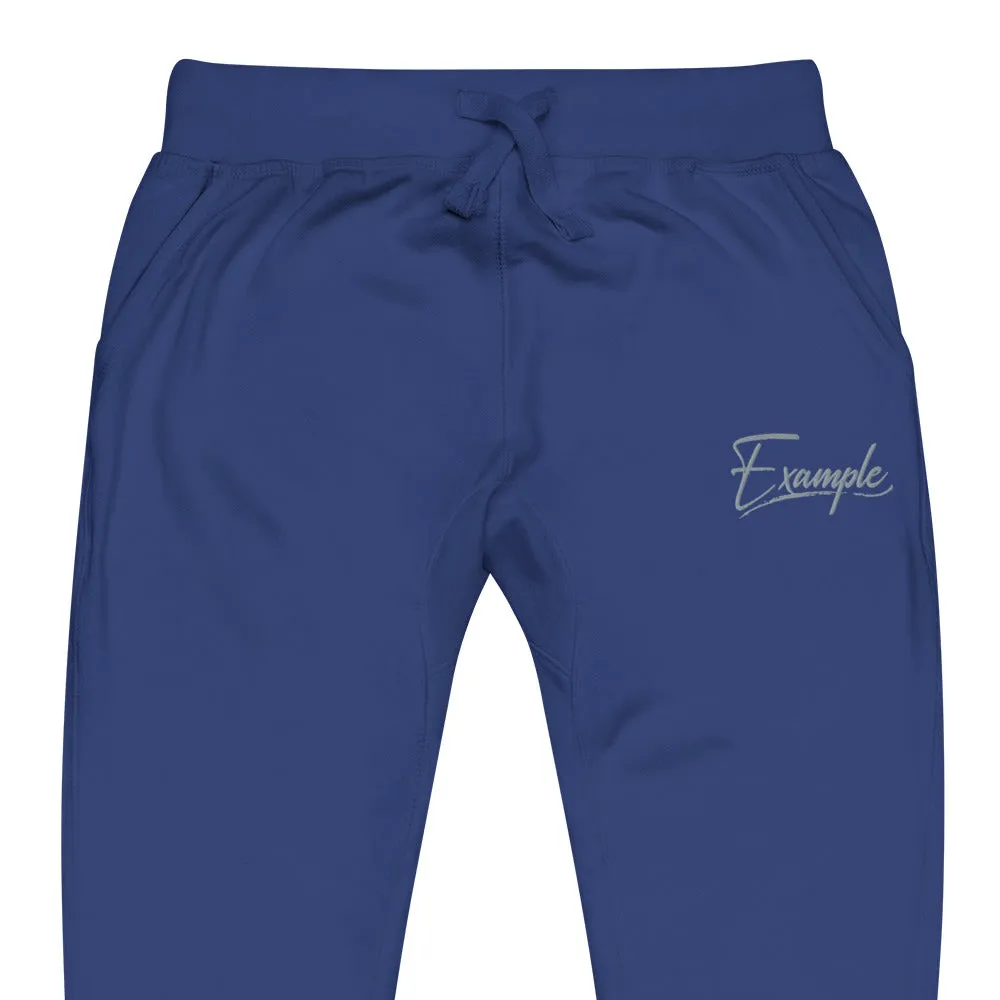 Example fleece sweatpants