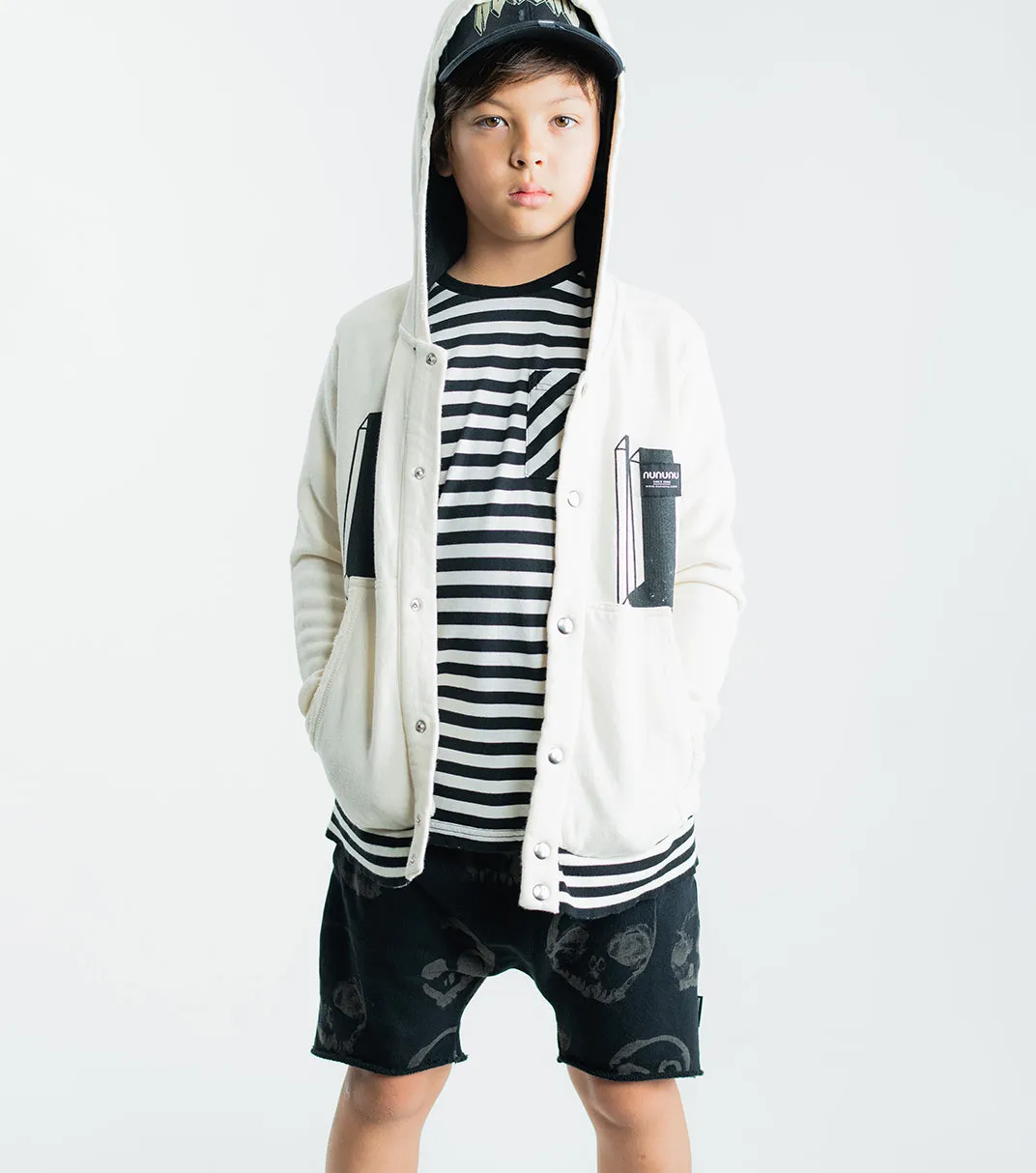 faded skulls sweatshorts