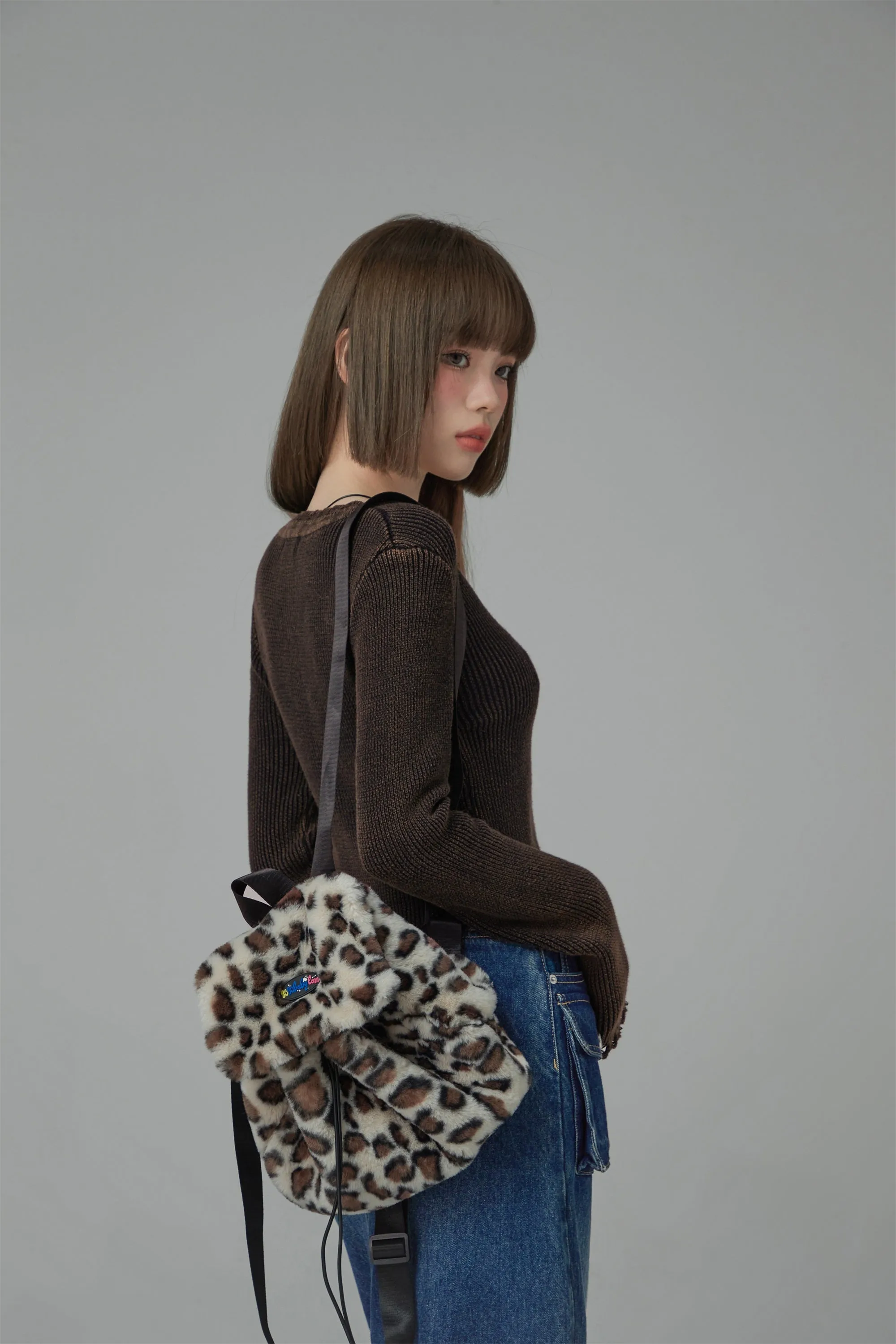 Fill Hem Ribbed Crop Cardigan