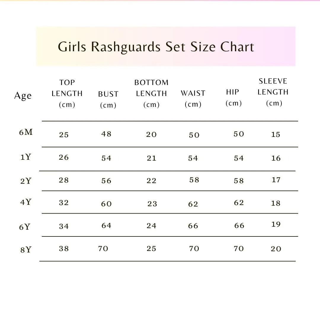 Flourish Girl's Rashguard Set