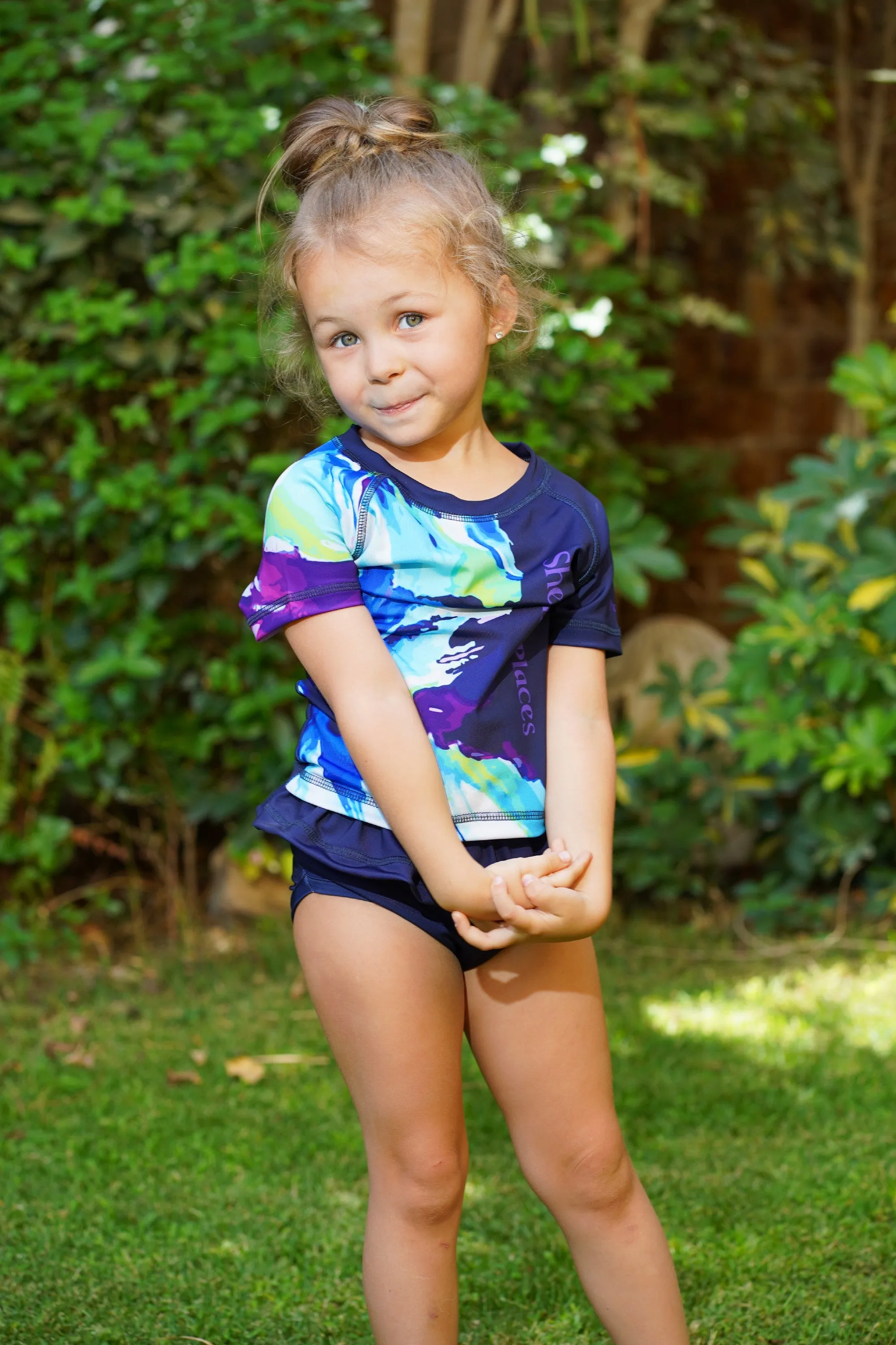 Flourish Girl's Rashguard Set