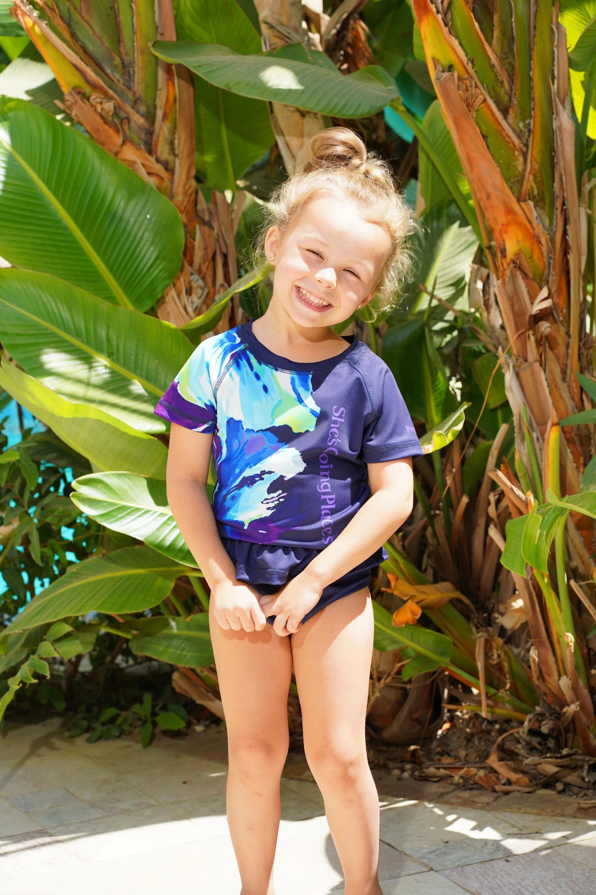 Flourish Girl's Rashguard Set