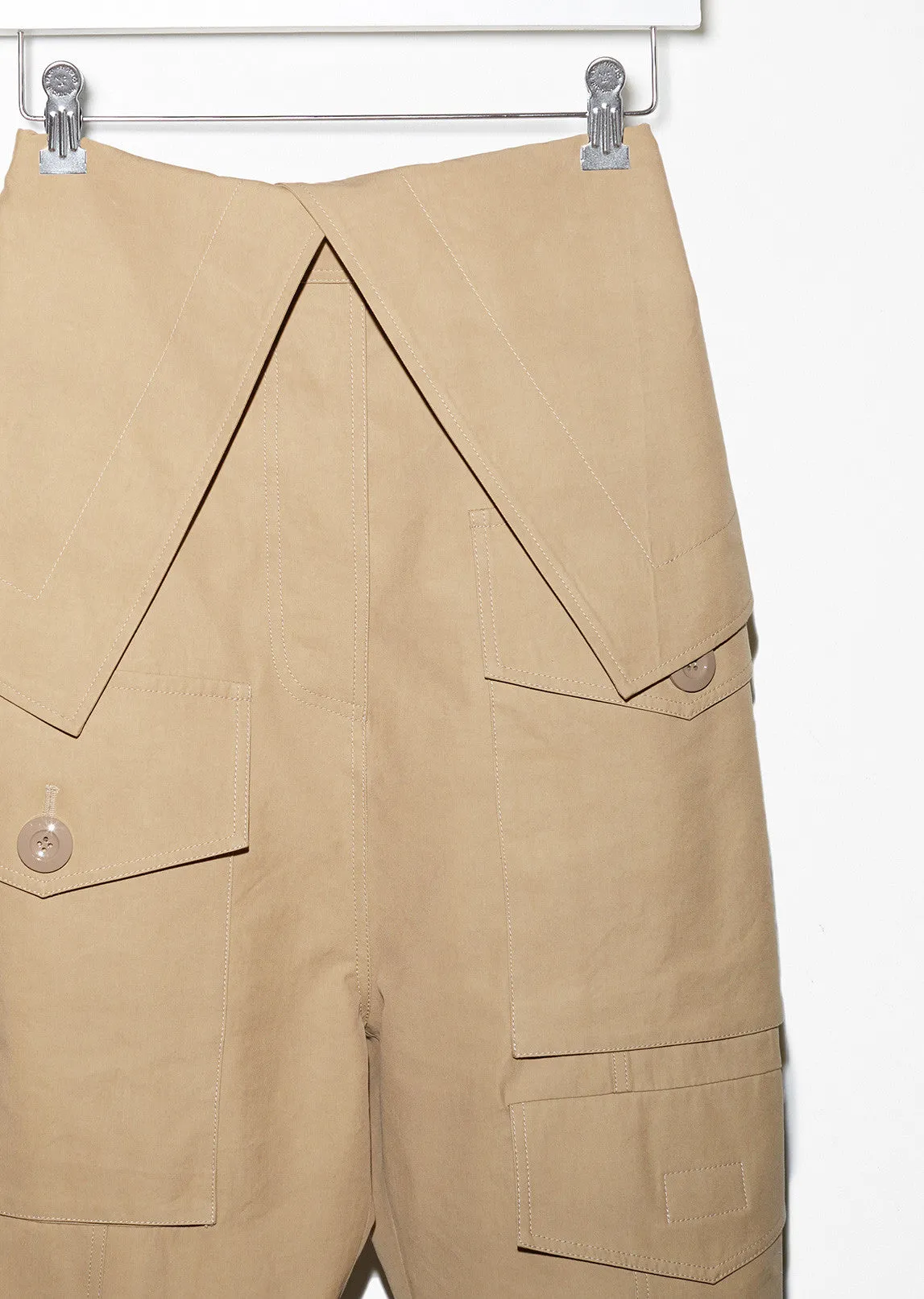 Folded Waist Cargo Trouser