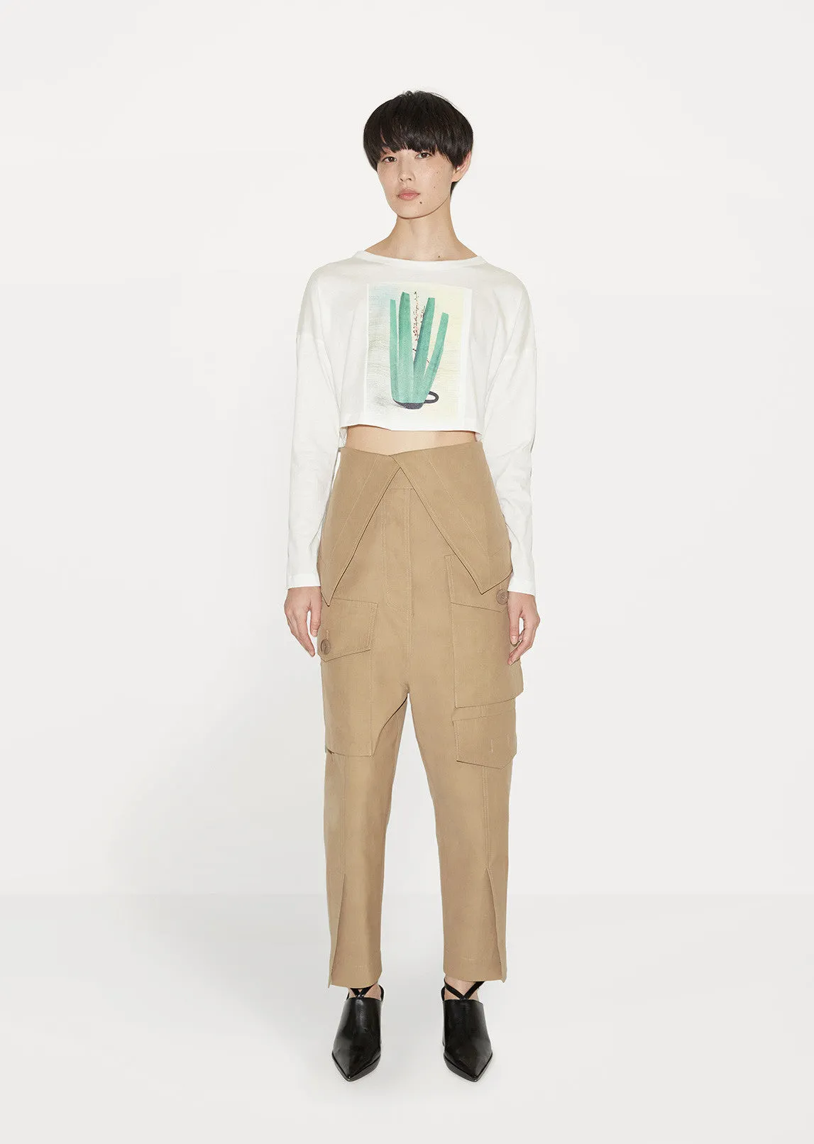 Folded Waist Cargo Trouser
