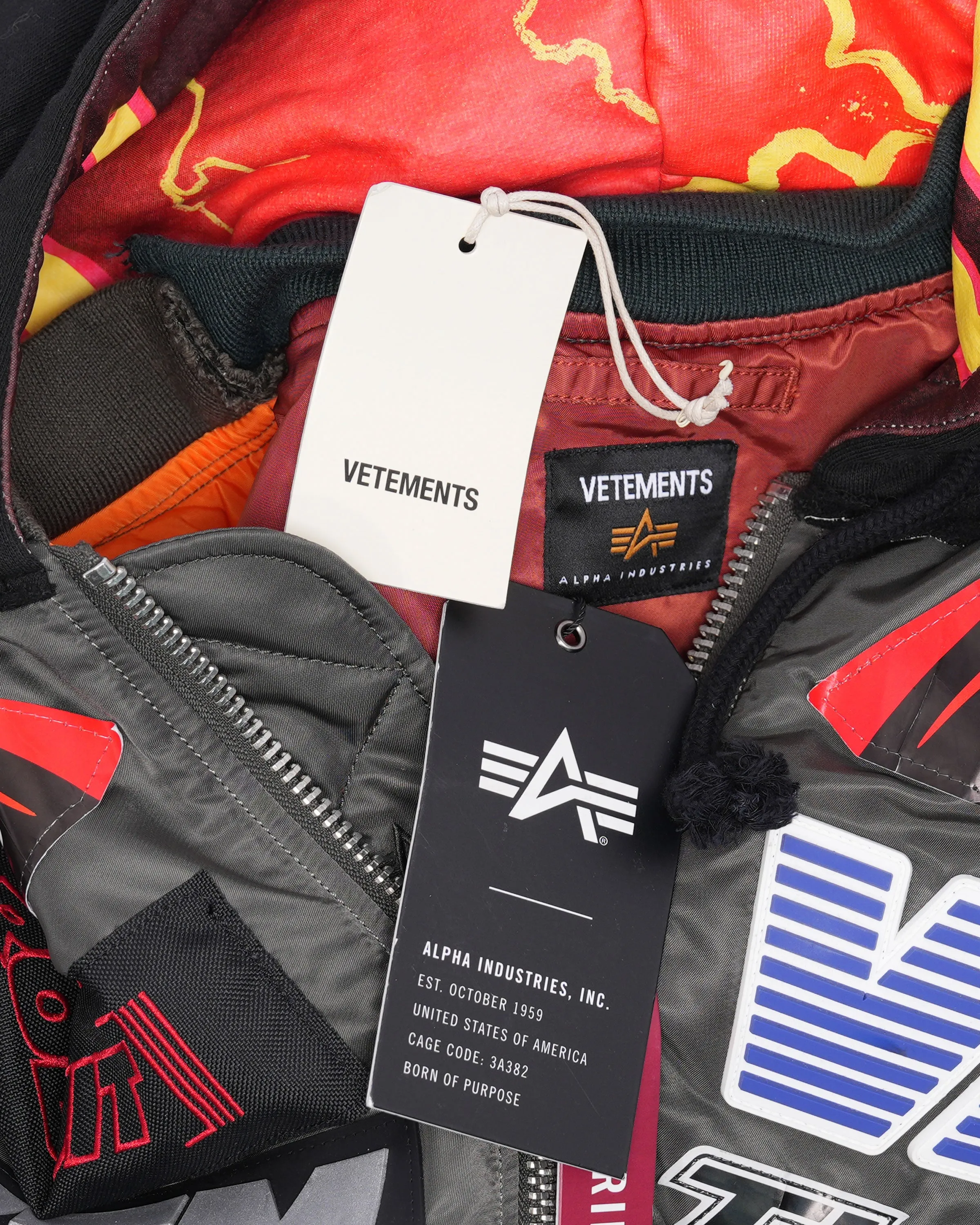 FW19 Alpha Industries Moto Racing Bomber Jacket
