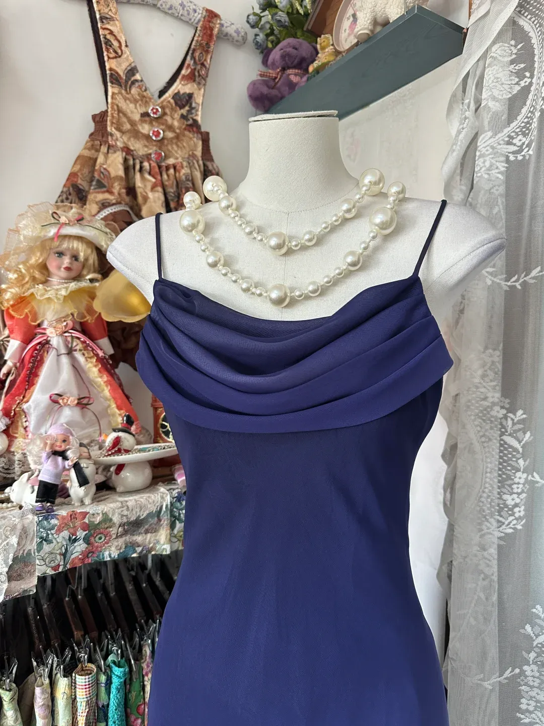 Gradient Spaghetti Straps Mermaid Vintage Long Prom Dress Formal Party Dress, D329