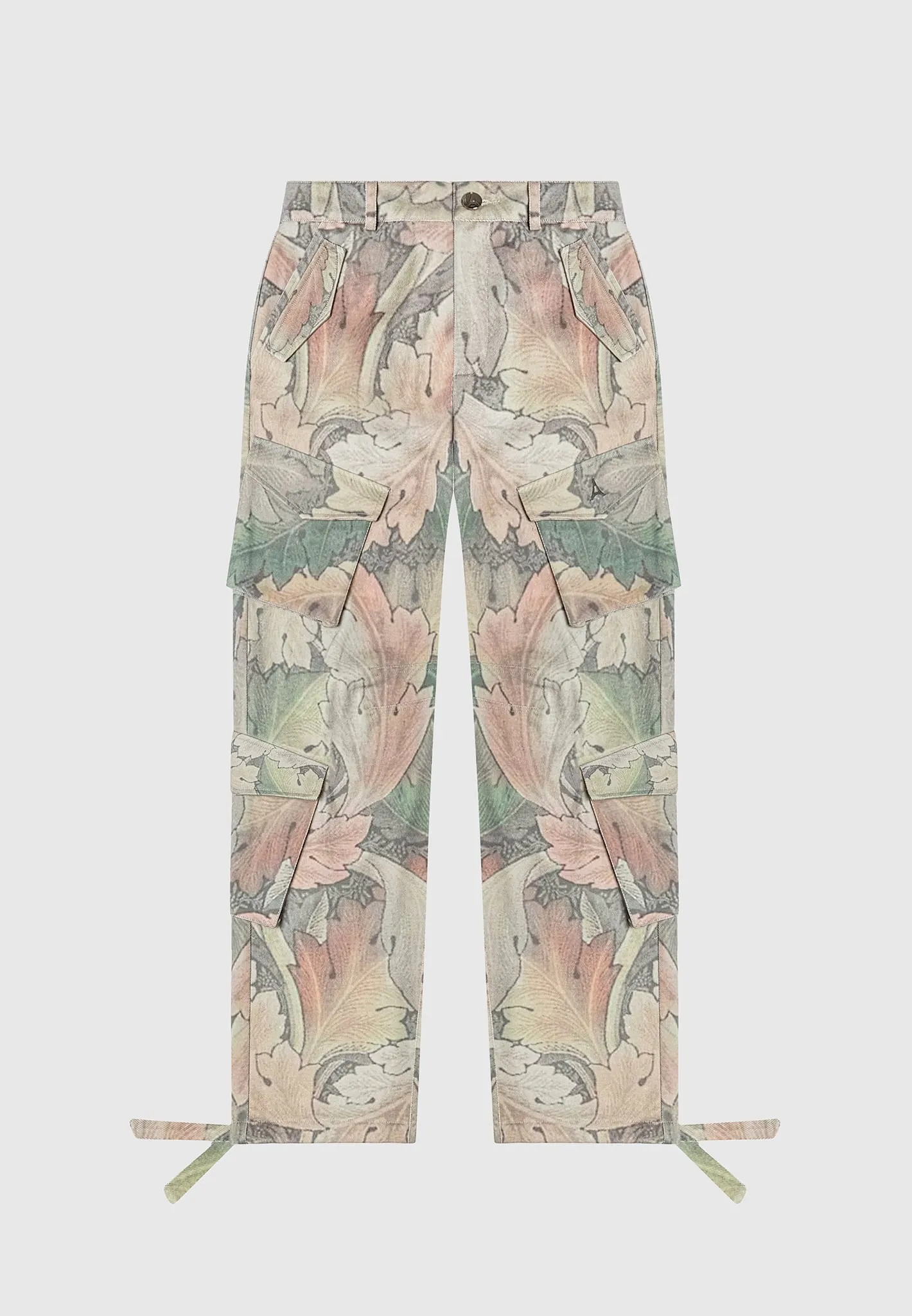 High Waisted Renaissance Camo Cargo Pants - Multi