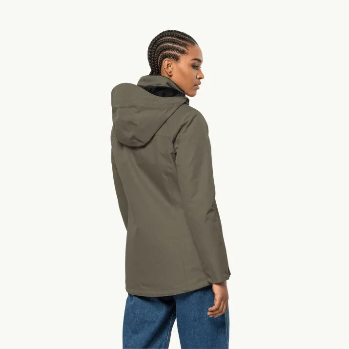 Jack Wolfskin Ladies Park Avenue Jacket Dusty Olive