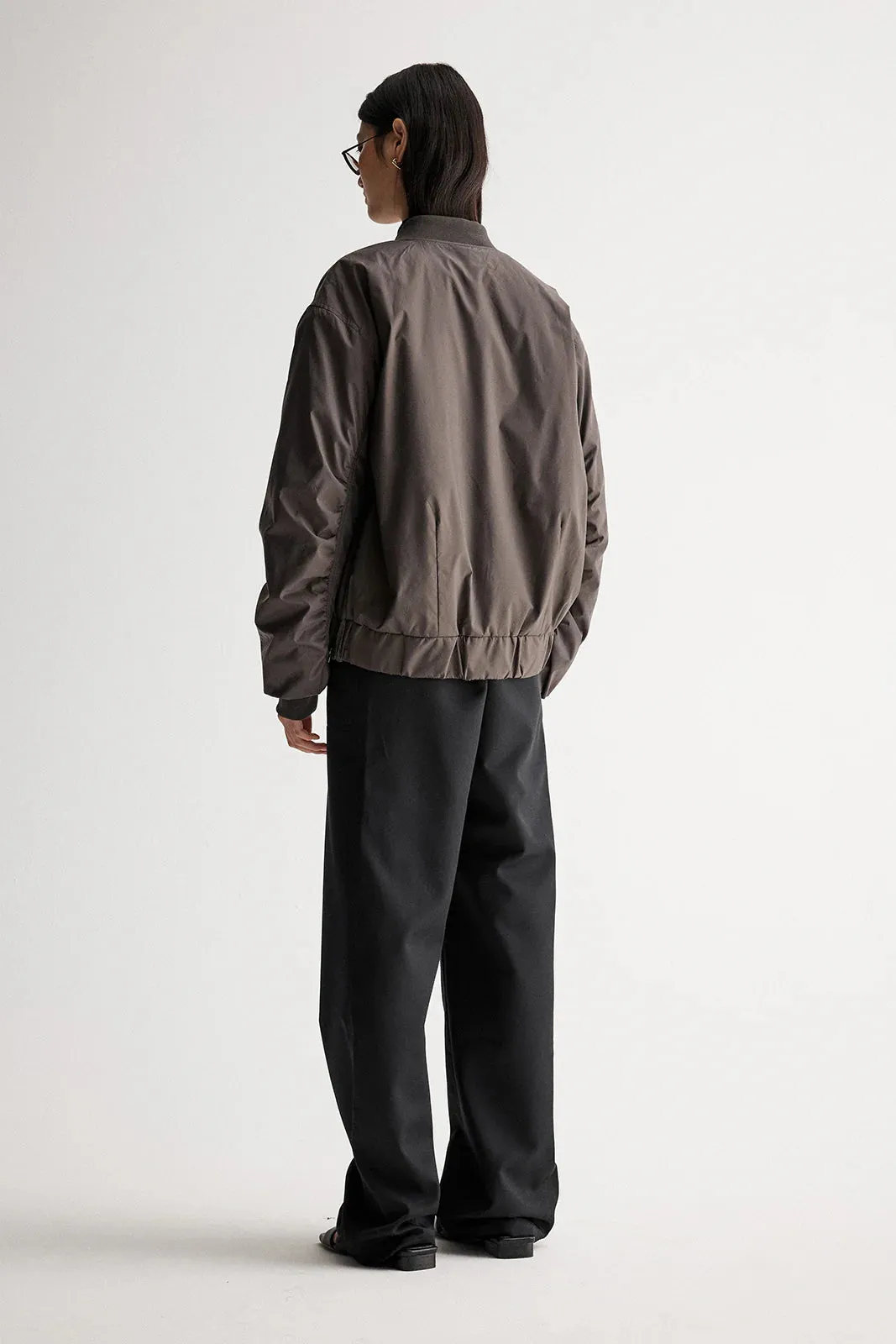 Josie Bomber Jacket (Dark Pewter)