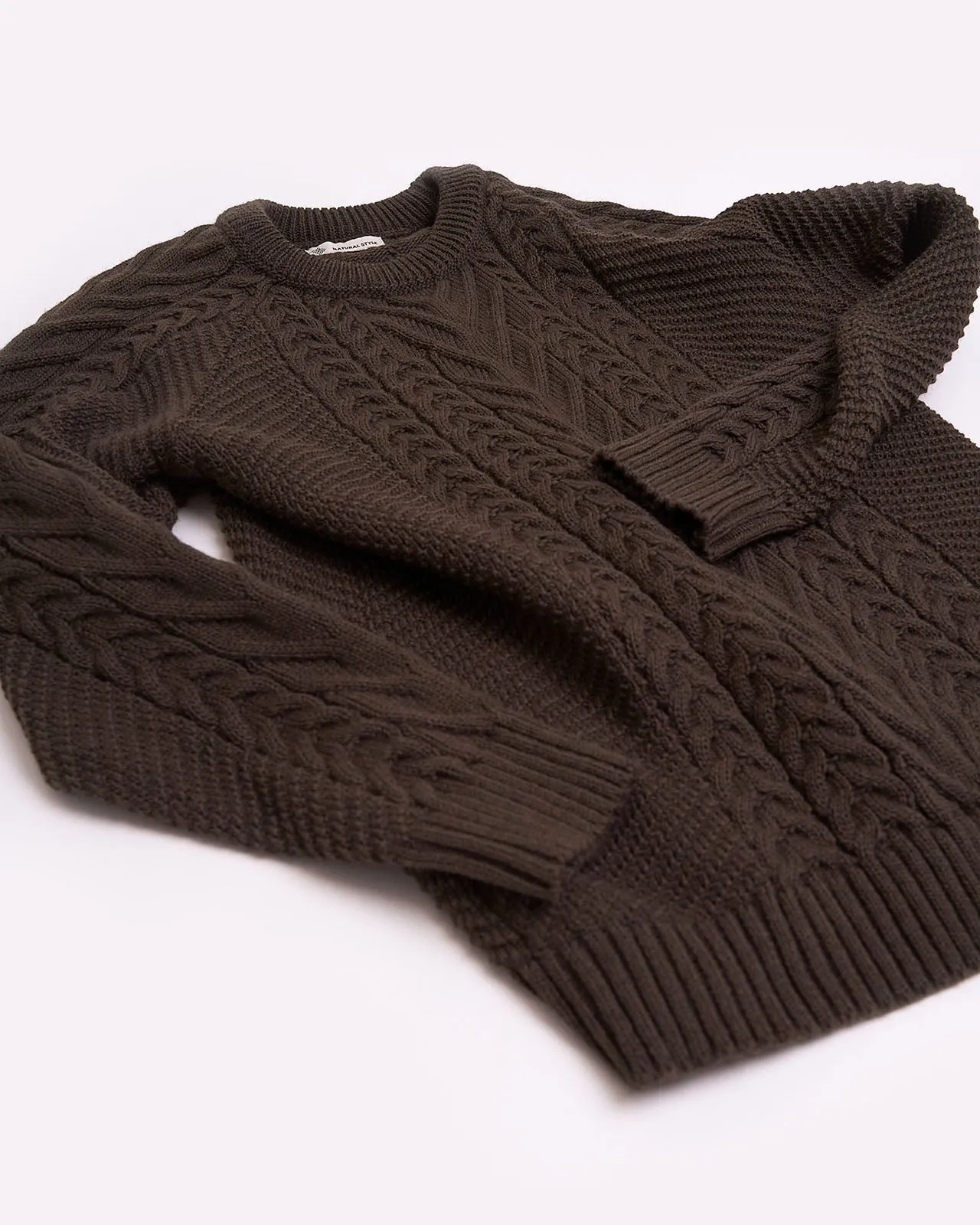 Käsmu men's braided sweater