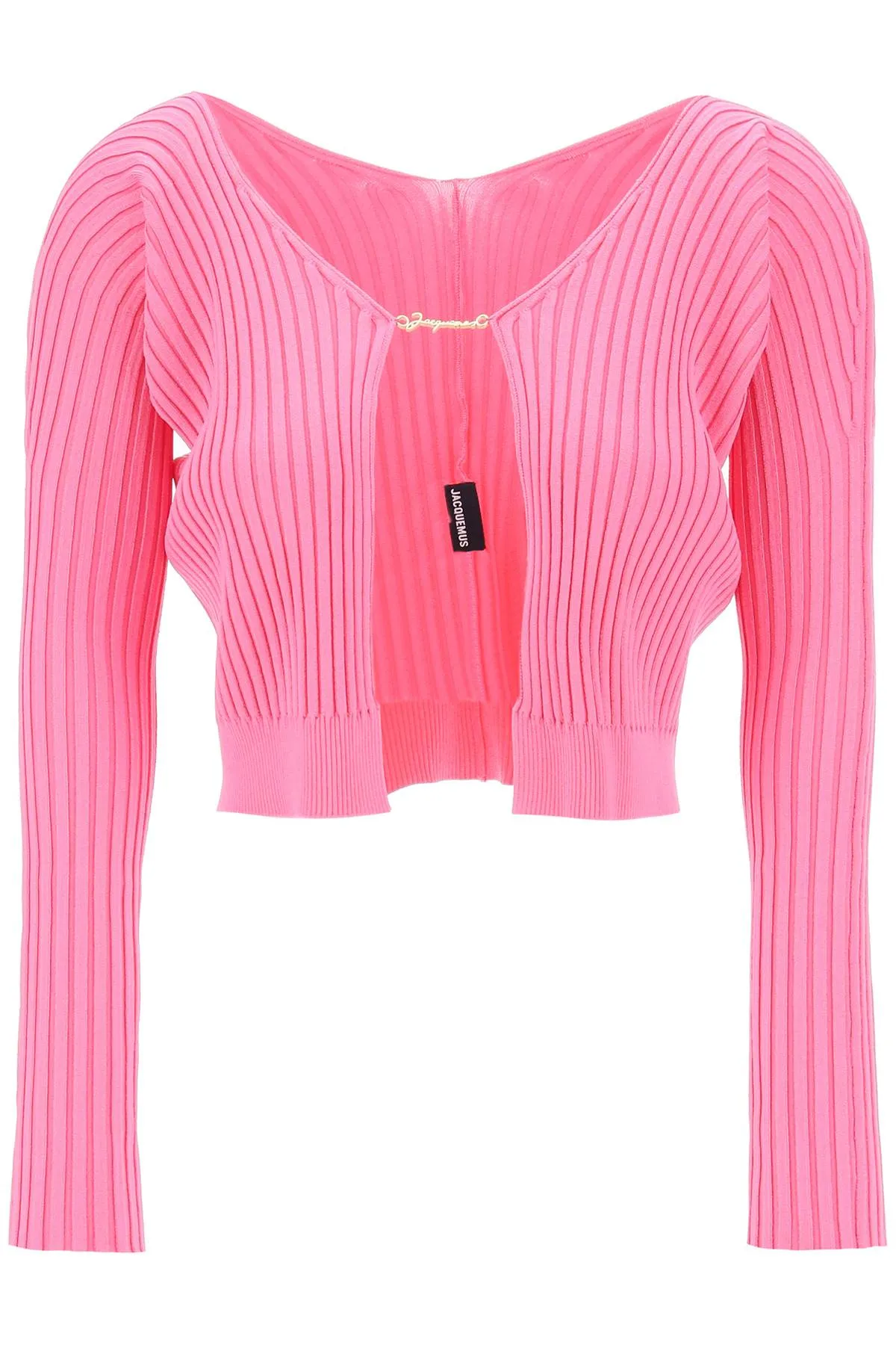 'la maille pralù longue' cardigan 223KN500 2190 NEON PINK