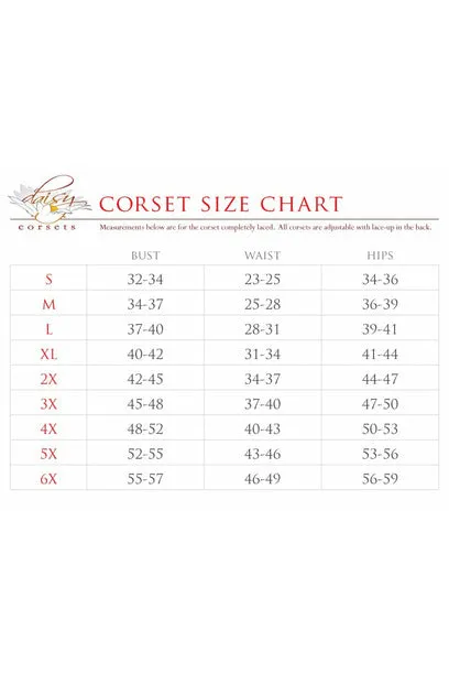 Lavish Red Patent PVC Underwire Underbust Corset by Daisy Corsets in Size S, M, L, XL, 2X, 3X, 4X, 5X, or 6X