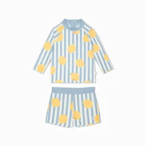 Lemon Rashguard & Swim Shorts
