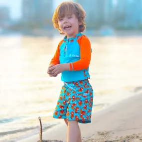 L'il Rascal Boardshorts & Rashie set | 'O' is for Octopus