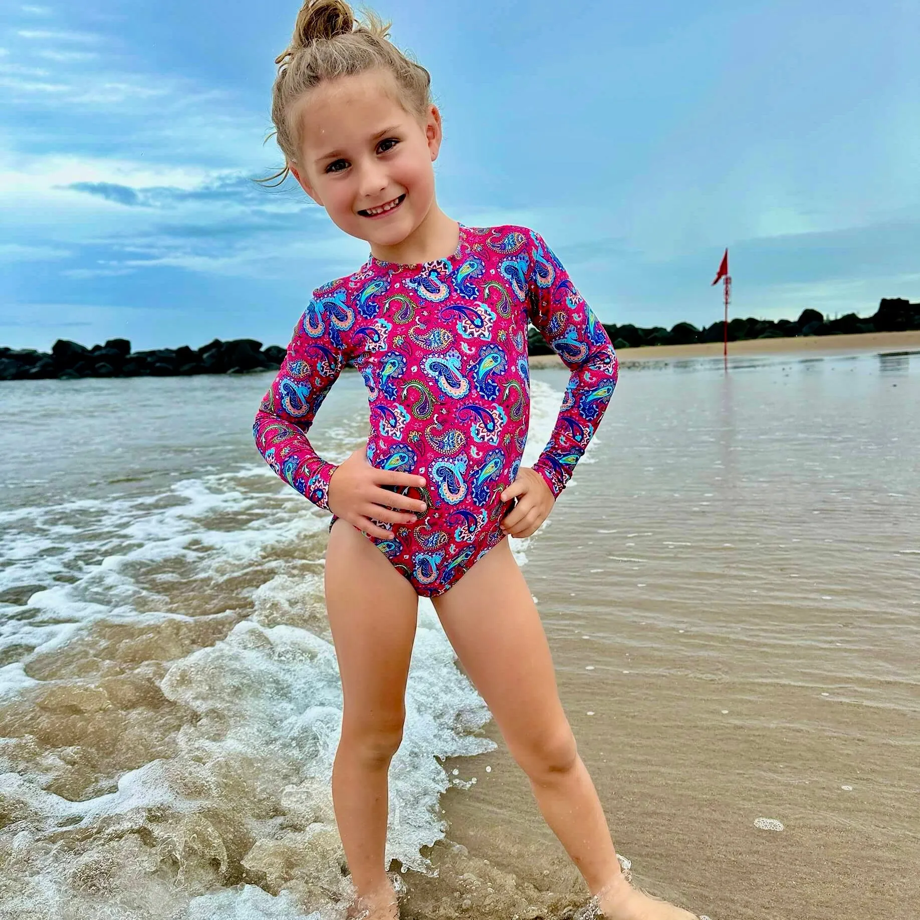 Long Sleeve Swimsuit | Fiesta!