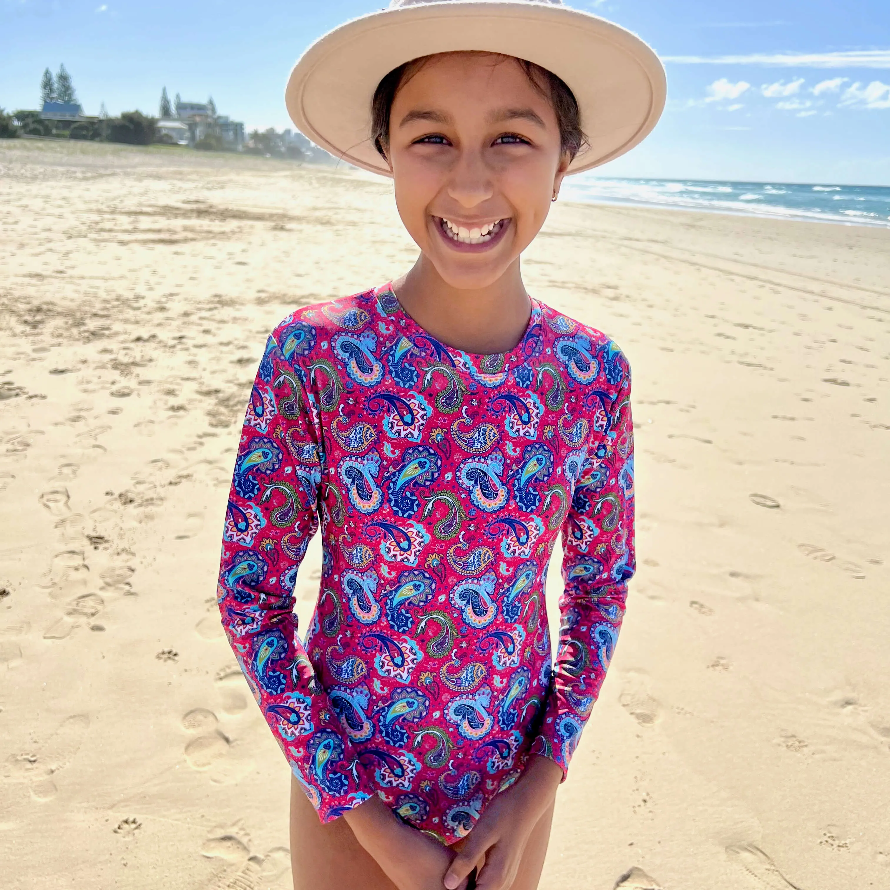 Long Sleeve Swimsuit | Fiesta!