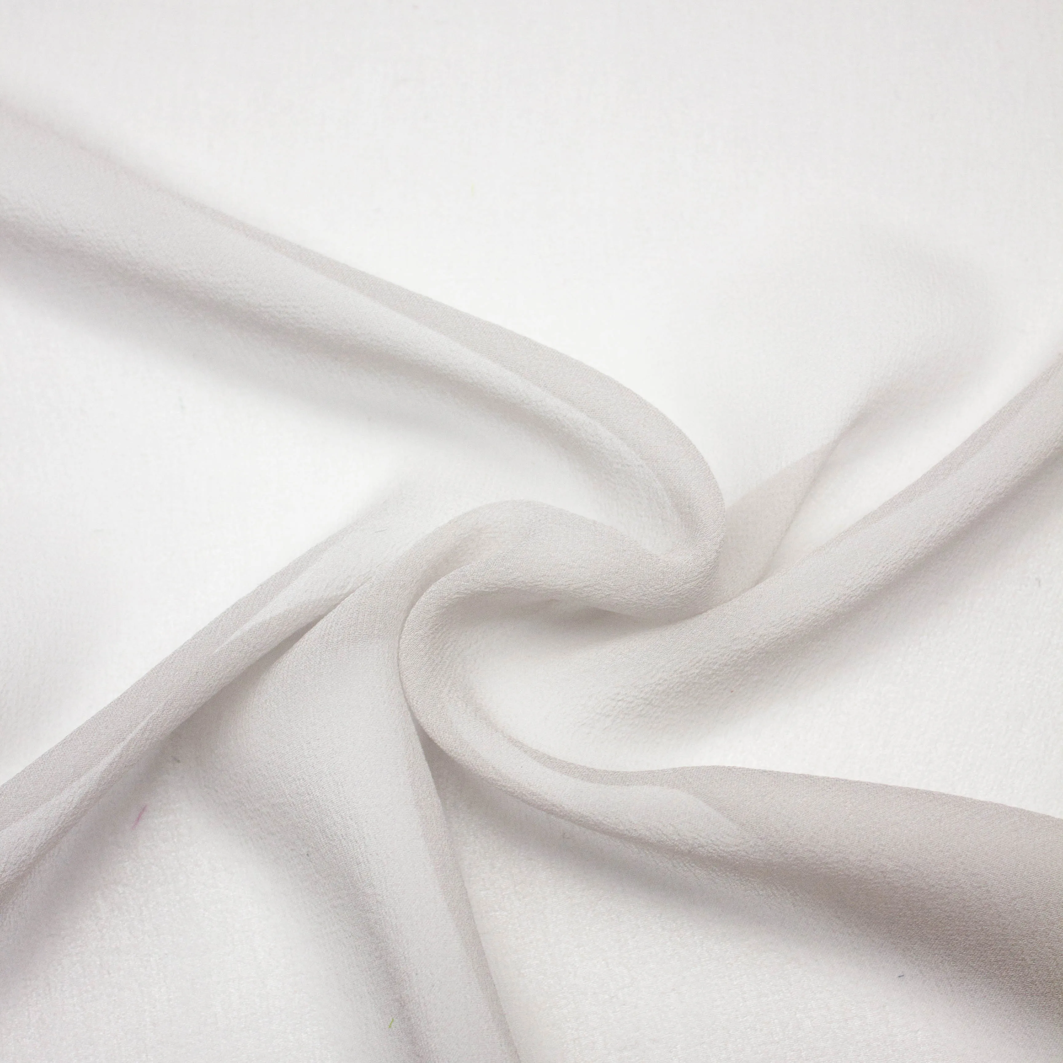 Marie Stone Grey Silk Chiffon