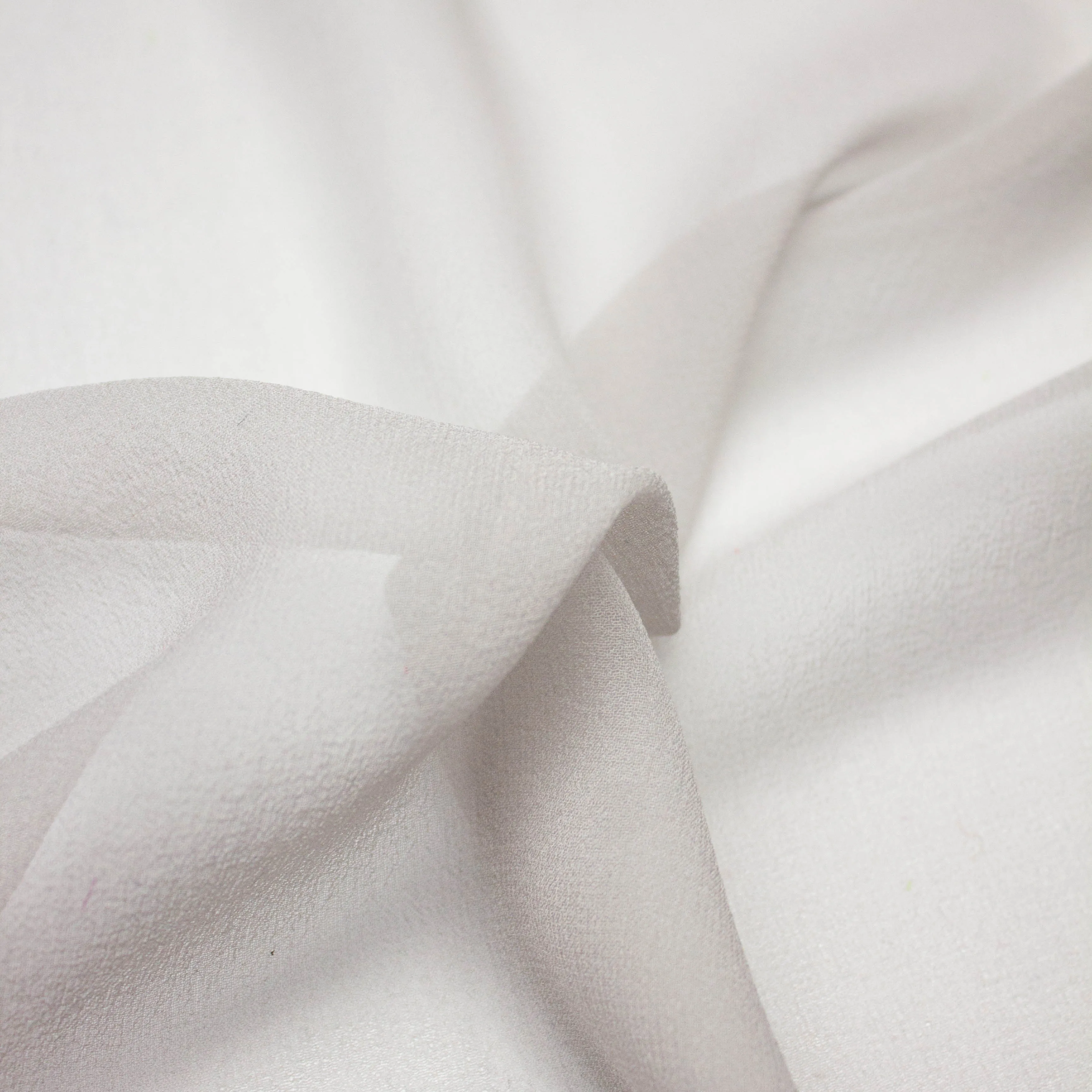 Marie Stone Grey Silk Chiffon