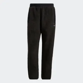 Men's adidas Originals SPRT Firebird Sherpa Track Pants Black