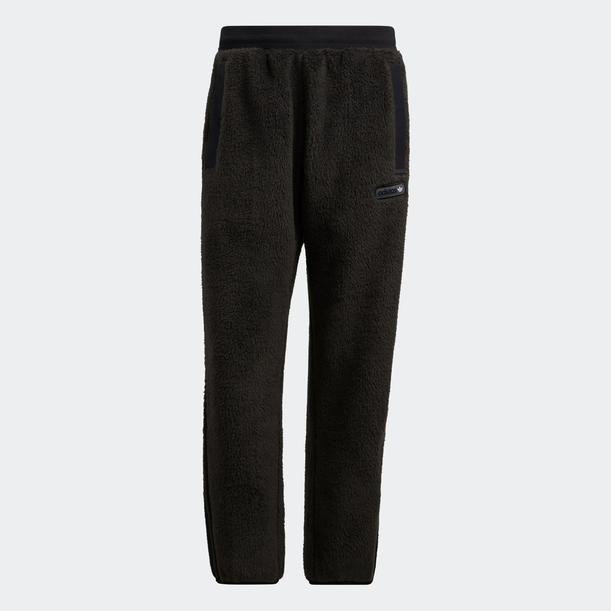 Men's adidas Originals SPRT Firebird Sherpa Track Pants Black