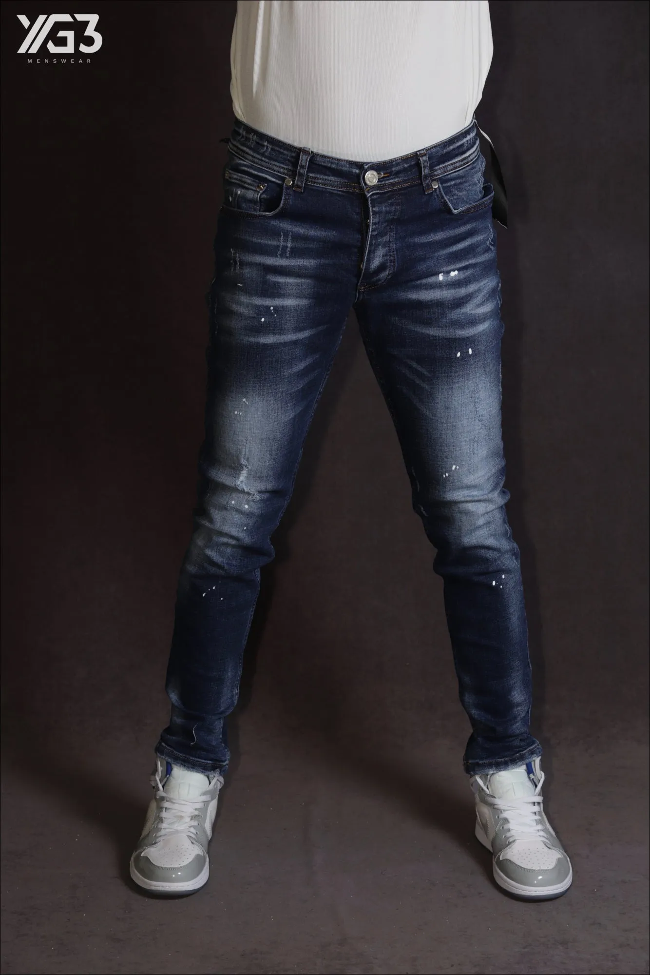 Mens jeans slim fit stretch N003 (E)